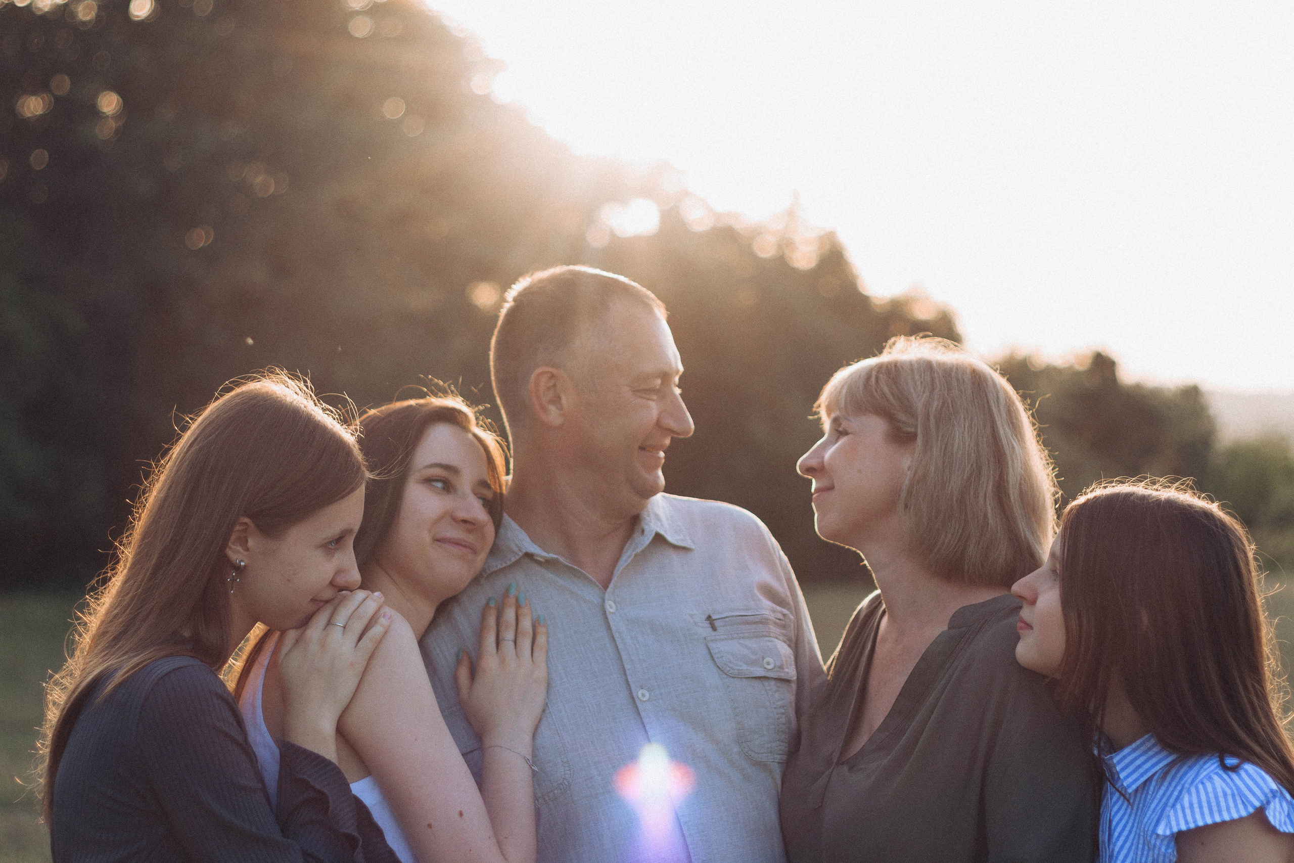 Дмитрий и Наталья с дочками. Фотограф в Краснодаре Ксения Мархинина