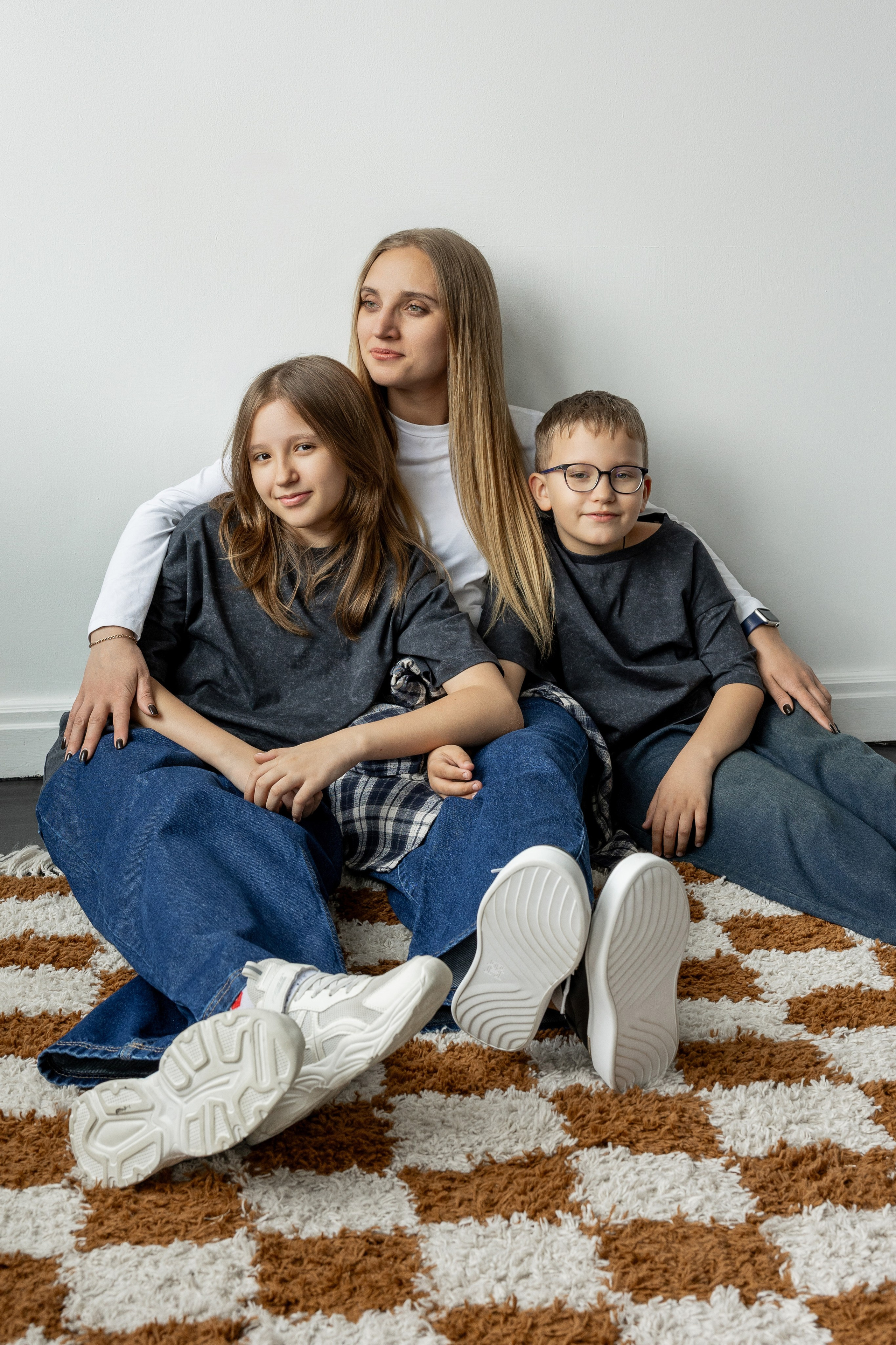 Мама и дети. Фотограф Екатерина Голицына