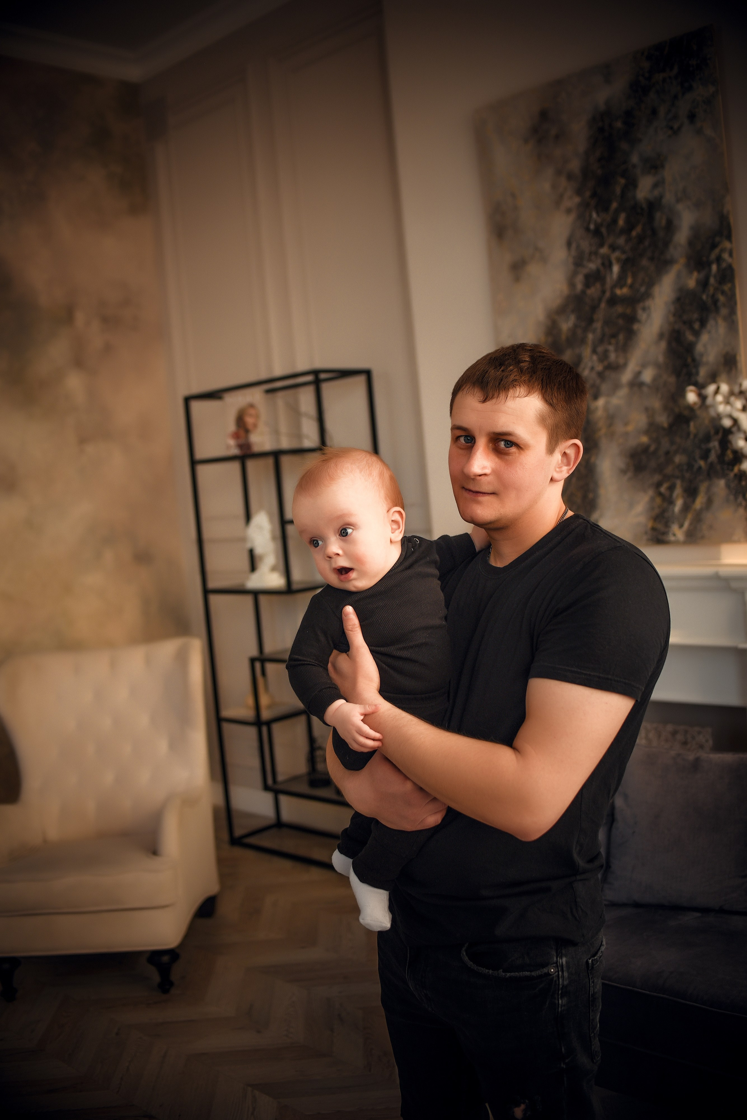 Семейная студийная фотосессия 3. Свадебный, семейный, детский, контент фотограф в Омске Максим Ильин