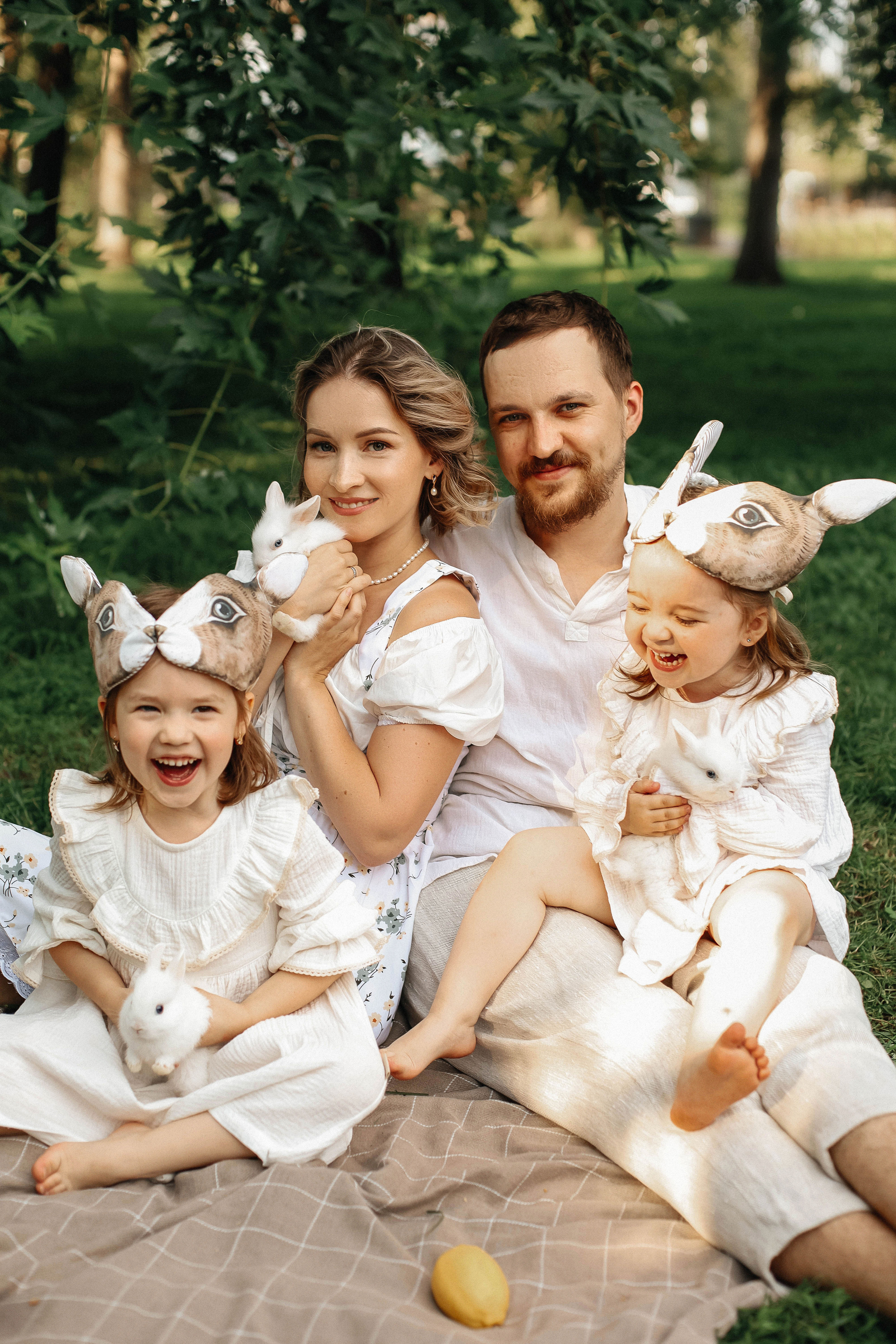 Семейная летняя фотосессия с детьми в Москве. Свадебный и семейный фотограф в Москве