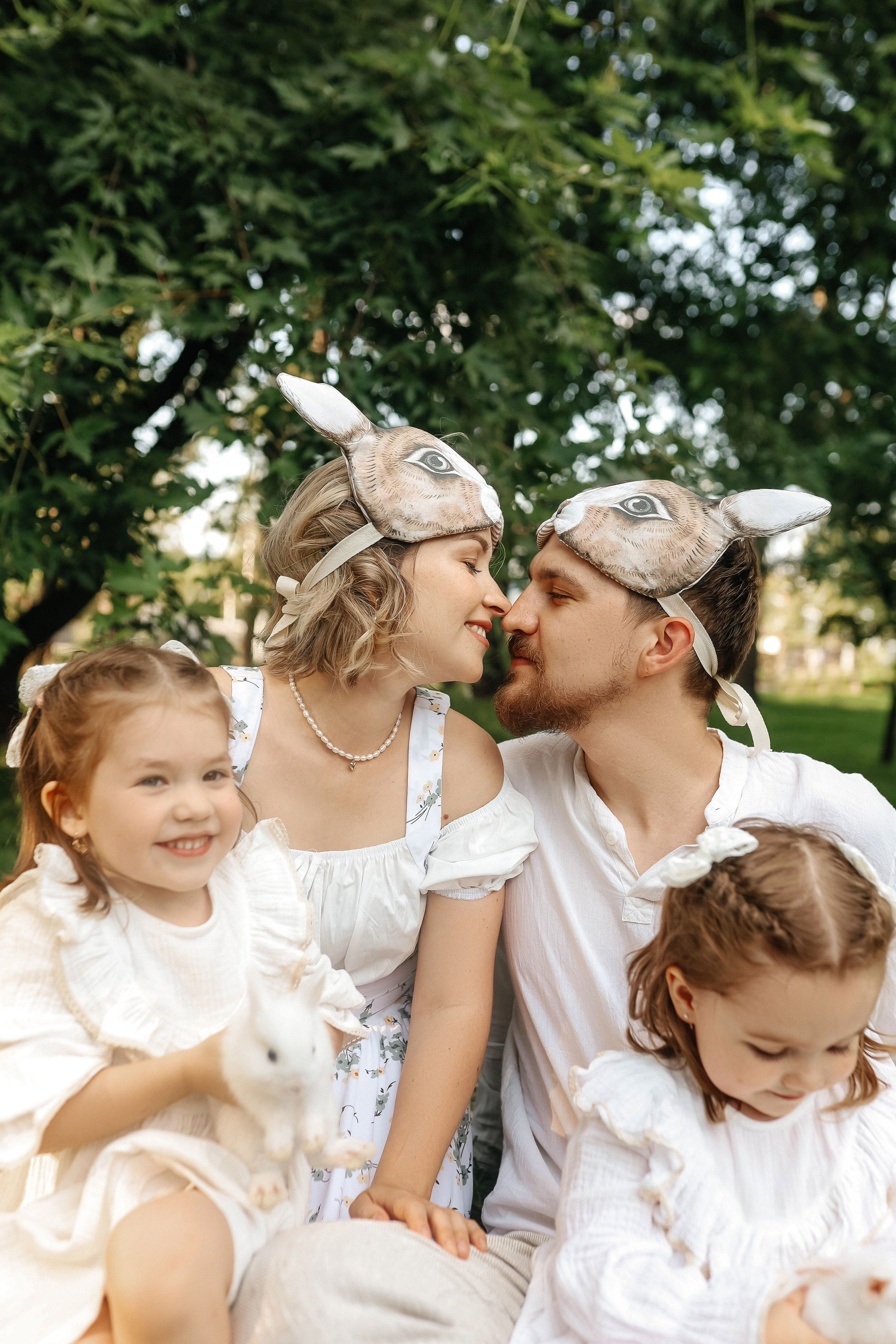 Семейная летняя фотосессия с детьми в Москве. Свадебный и семейный фотограф в Москве