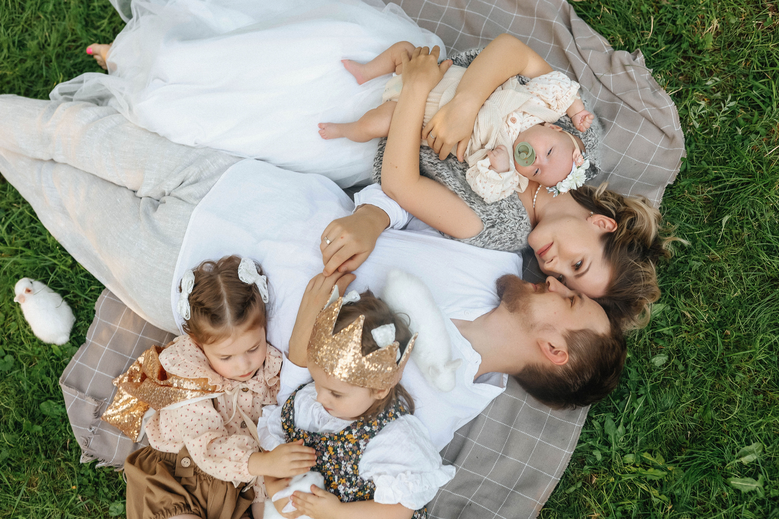 Семейная летняя фотосессия с детьми в Москве. Свадебный и семейный фотограф в Москве