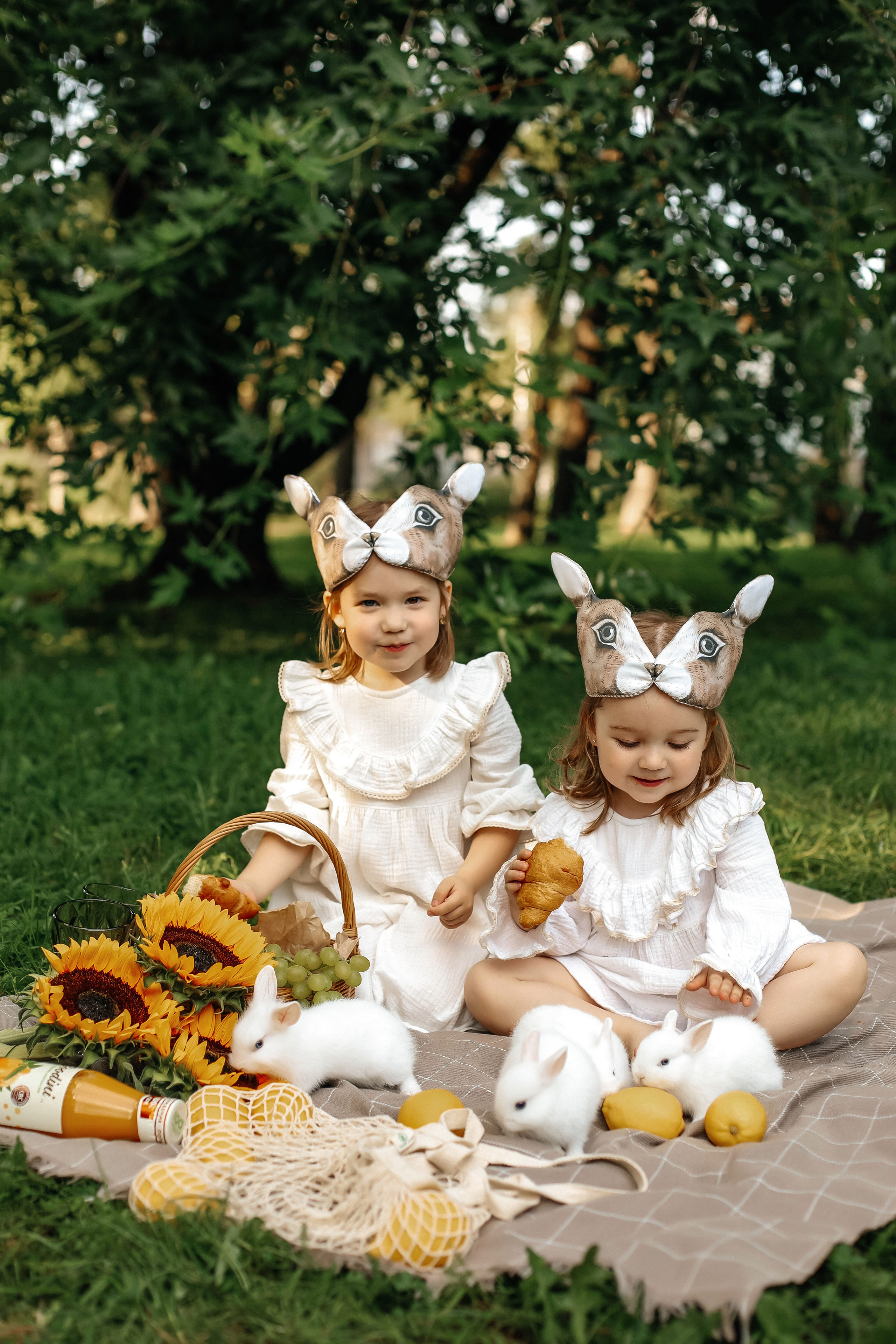 Семейная летняя фотосессия с детьми в Москве. Свадебный и семейный фотограф в Москве