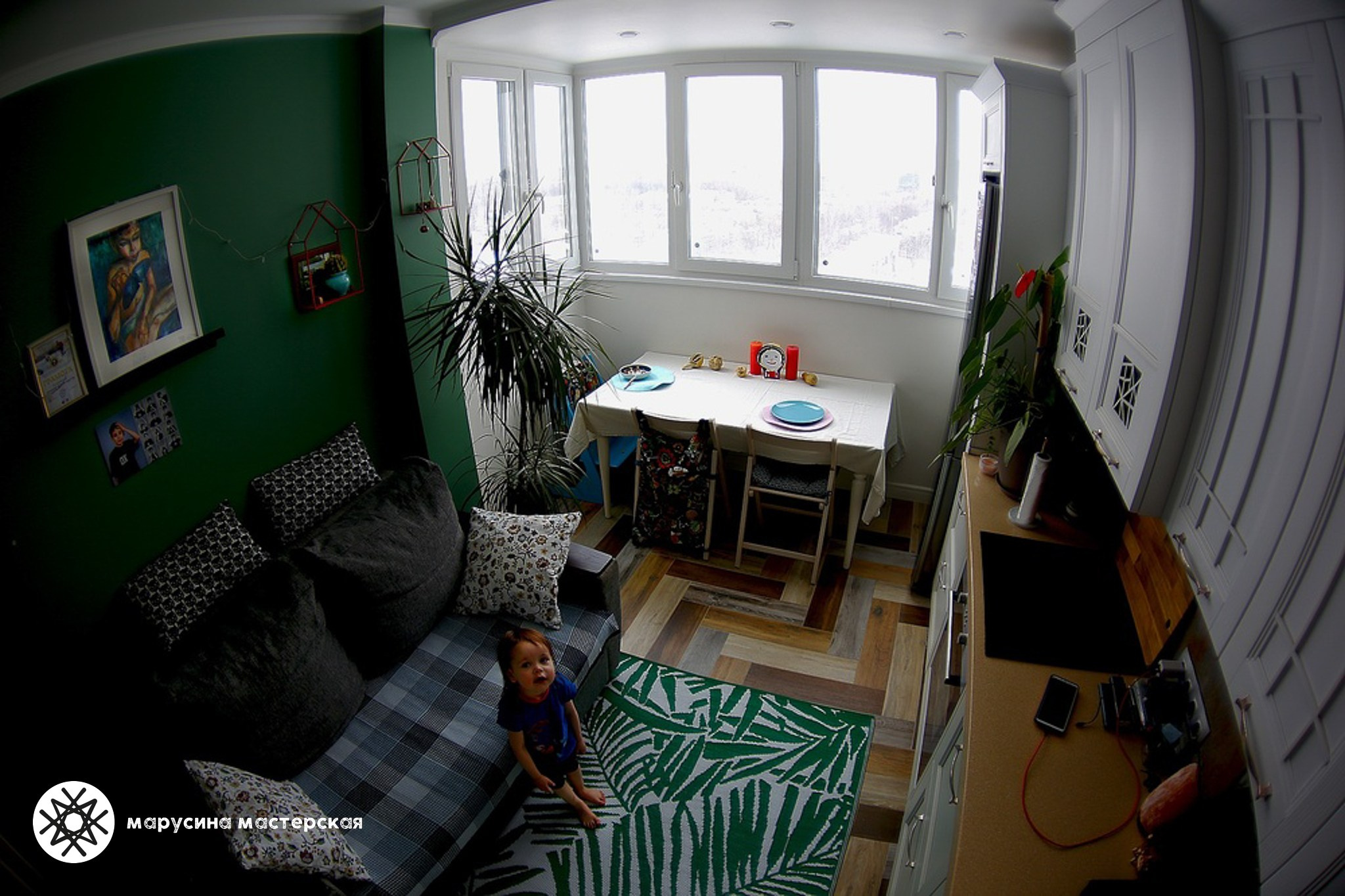 Фотография с проработанной композицией и светом