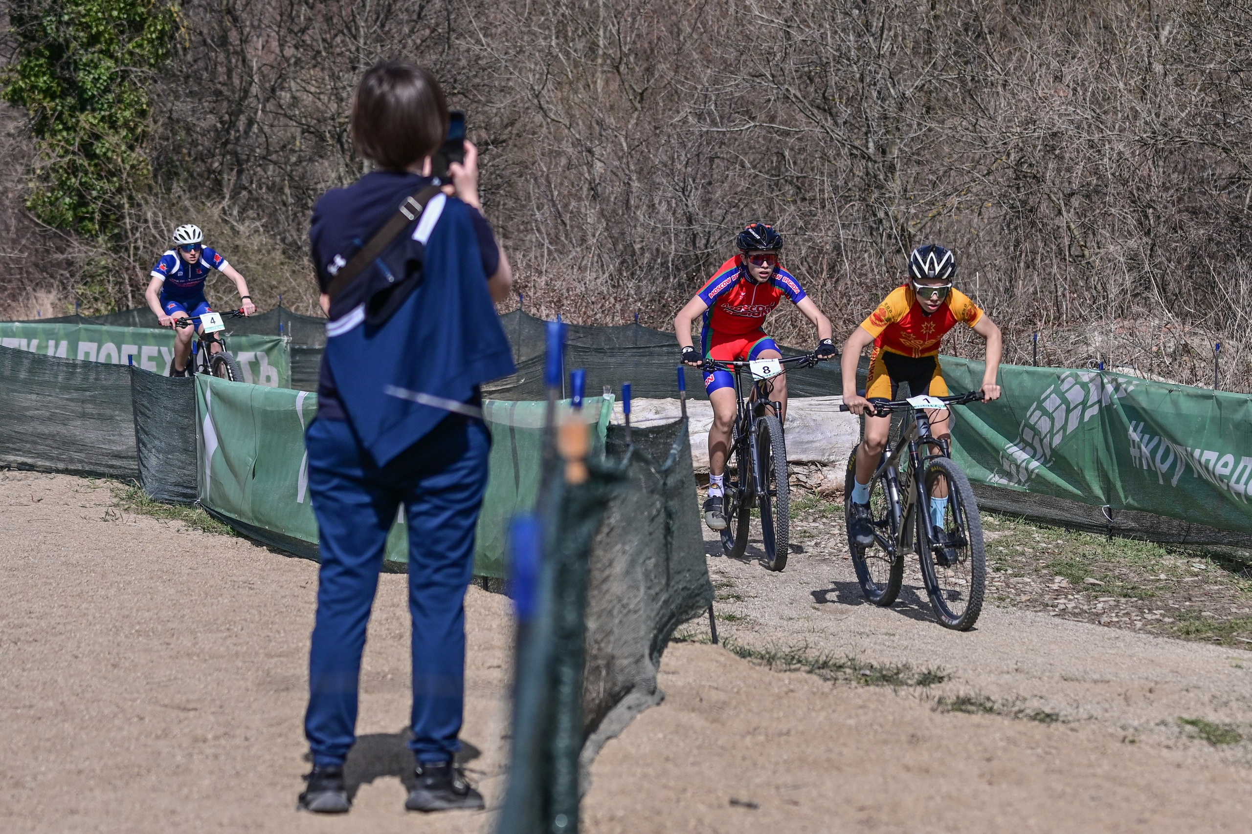 Маунтинбайк, кросс-кантри в Архипо-Осиповке 16 марта 2025. Спортивный фотограф, фотожурналист Павел Ларькин