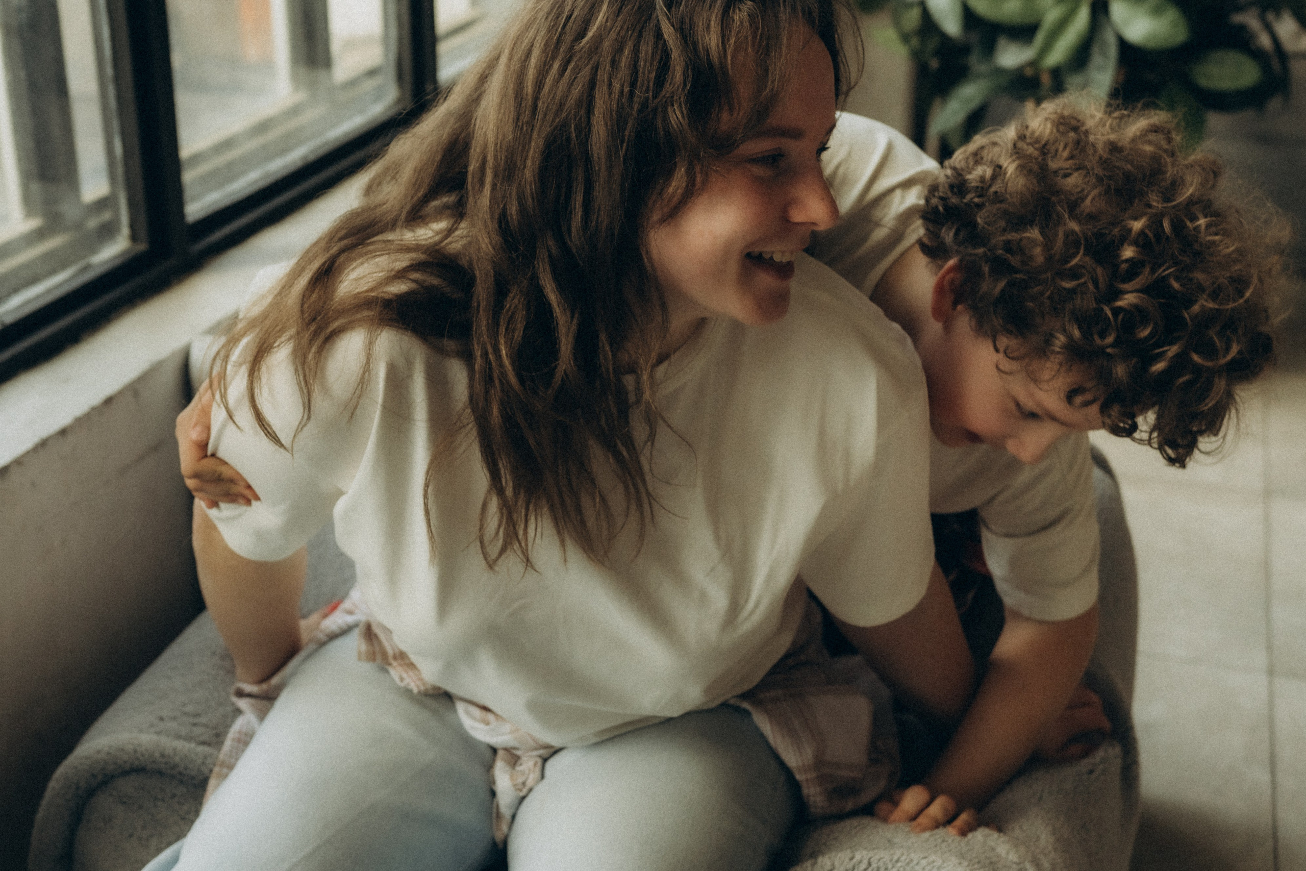 Ильнара и сыновья. Гаврилова Настя семейный фотограф lifestyle в Москве