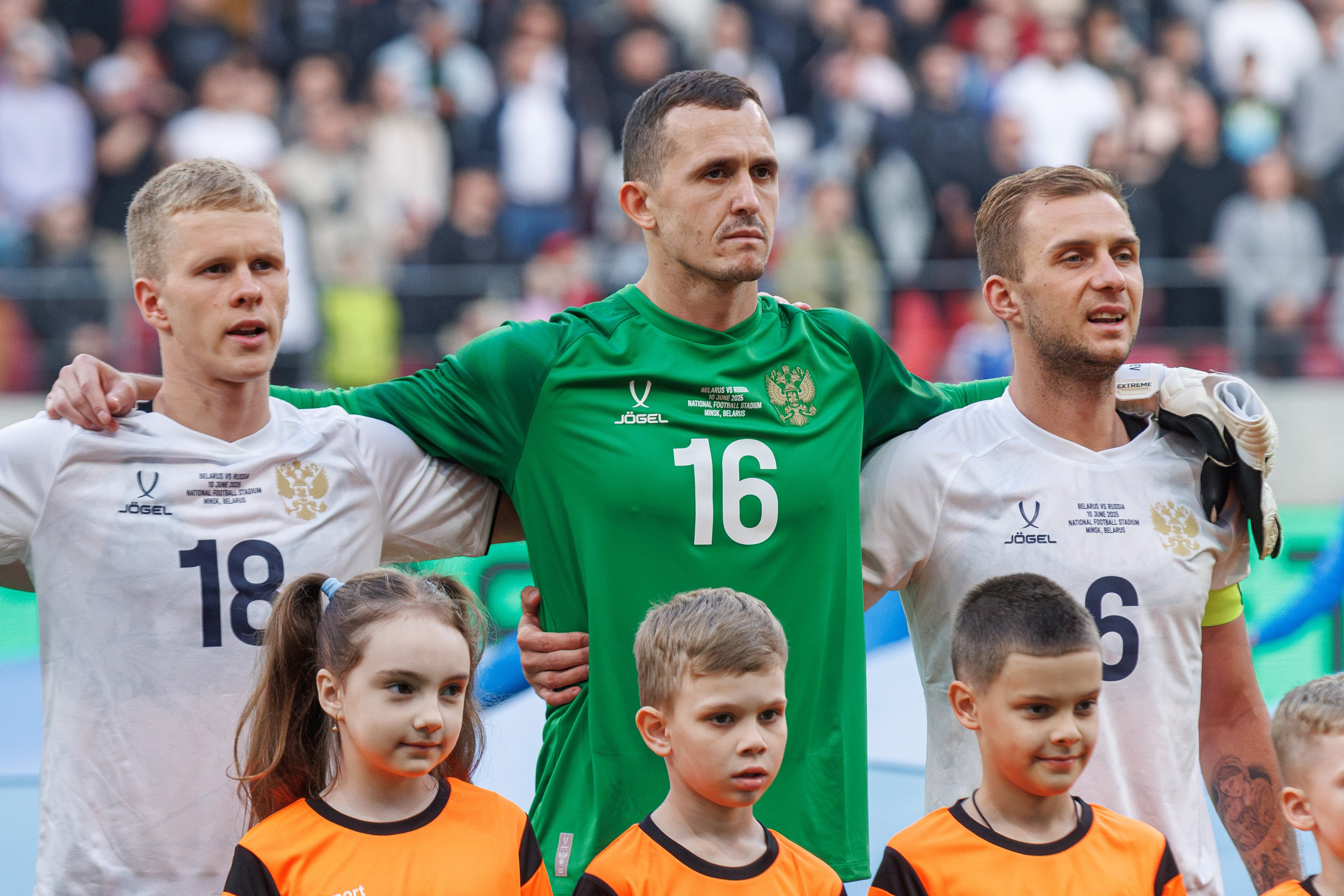 Товарищеский матч Россия — Беларусь. Спортивный фотограф Вадим Добедченков