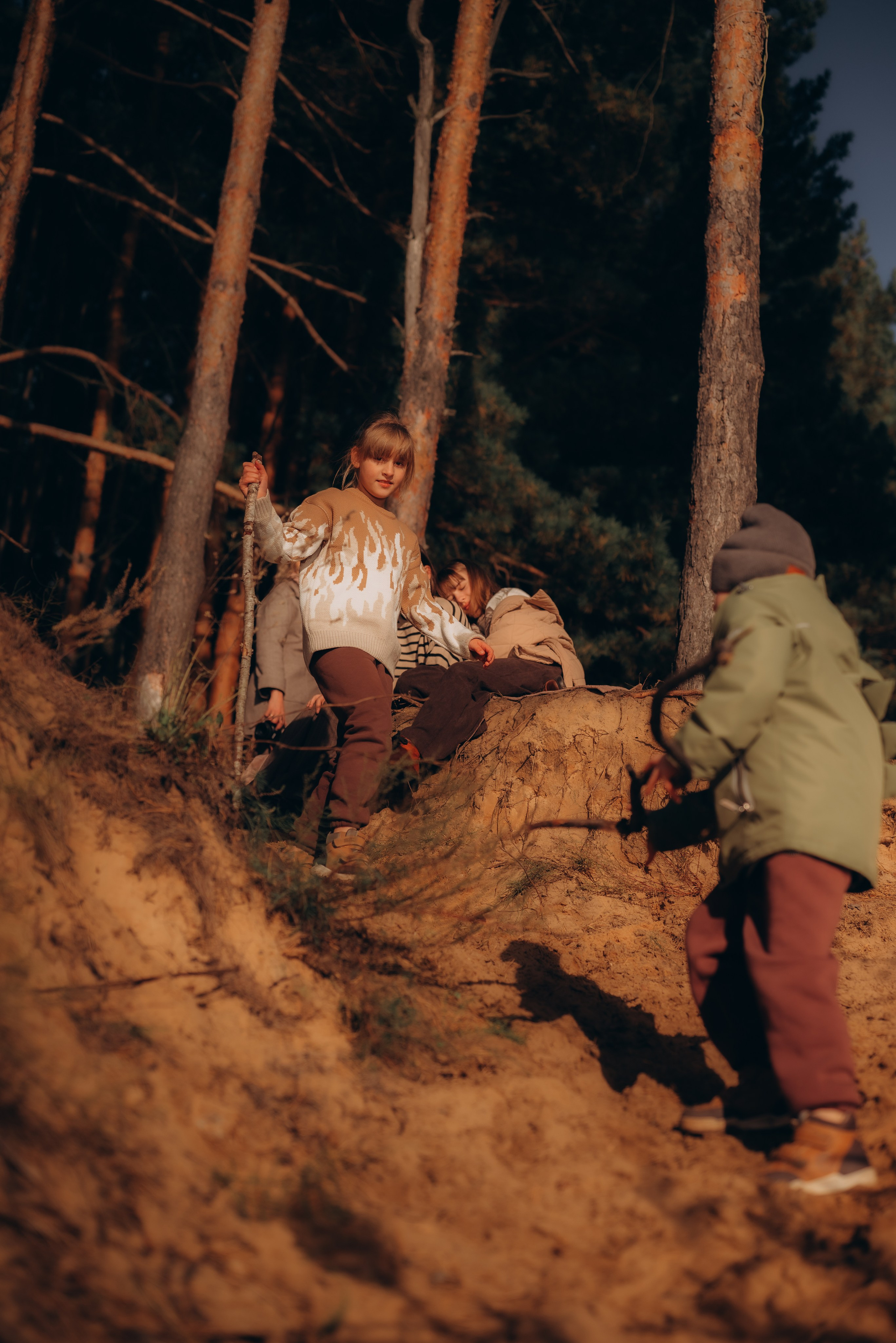 Катя, Максим, Олеся, Алёна, Ксюша и Серёжа. Семейный фотограф в Москве Дарья Пузикова