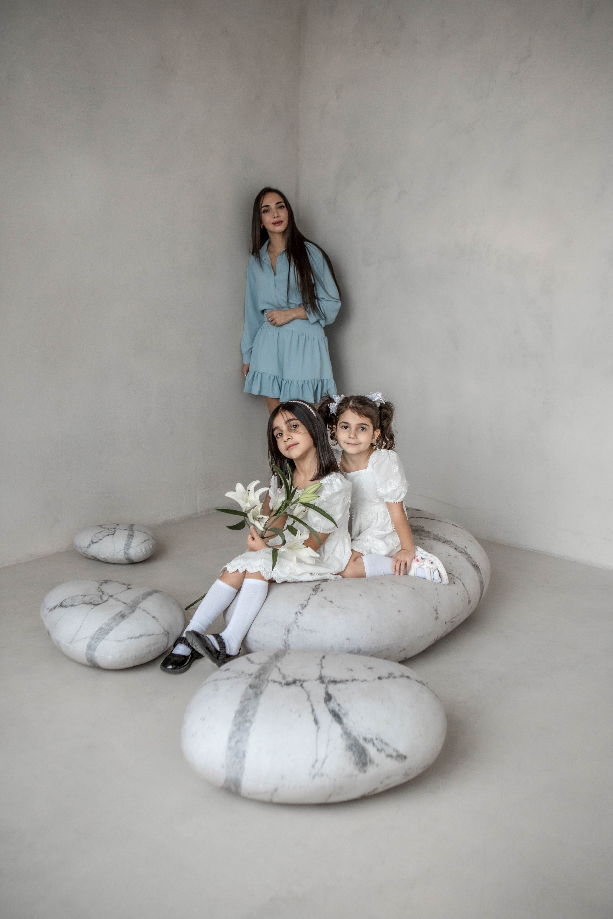 Мама и дочки. Фотограф Екатерина Голицына
