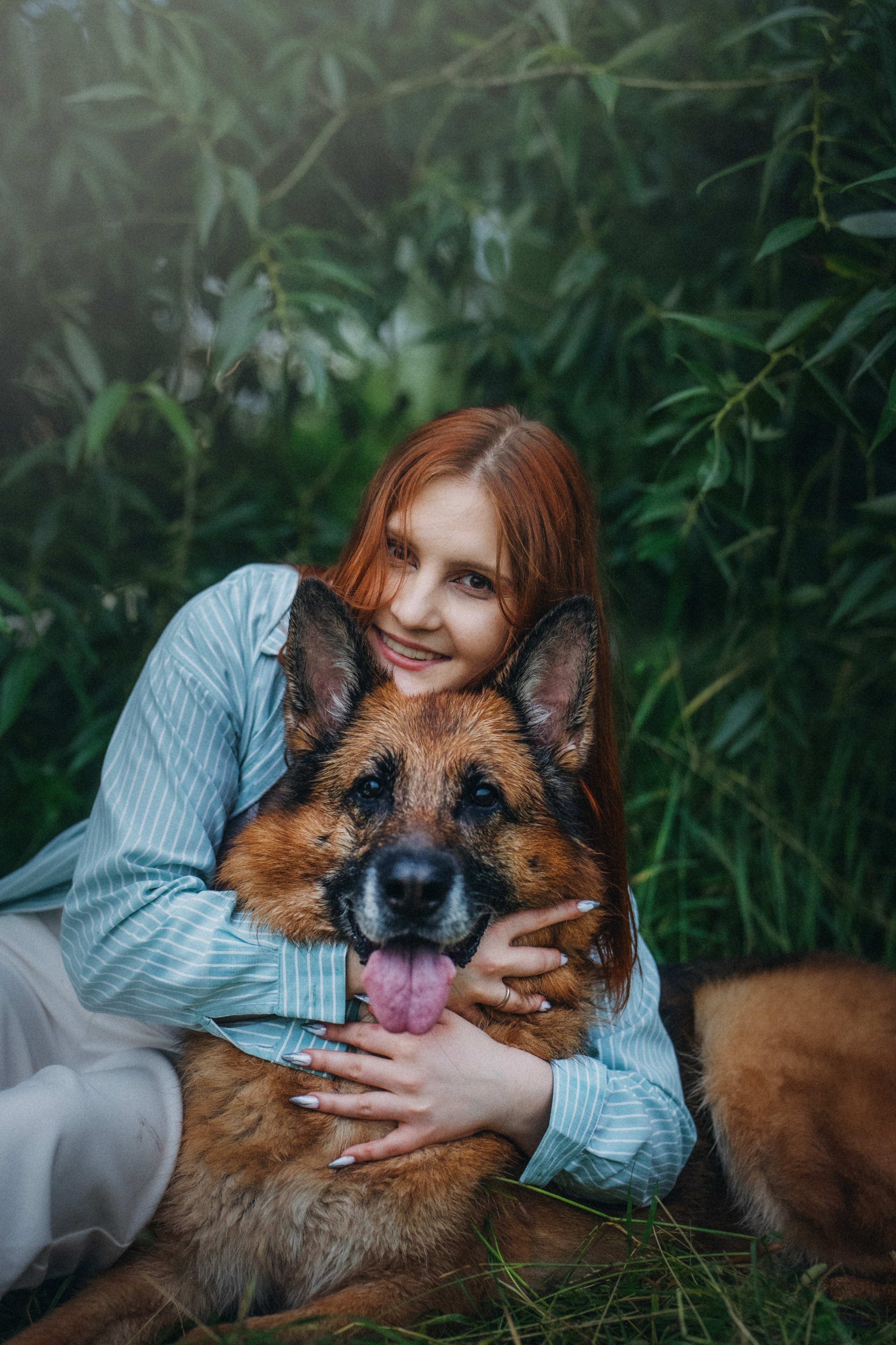 Вика и Фрея. Фотограф анималист в Москве и Санкт-Петербурге Свиридова Анна
