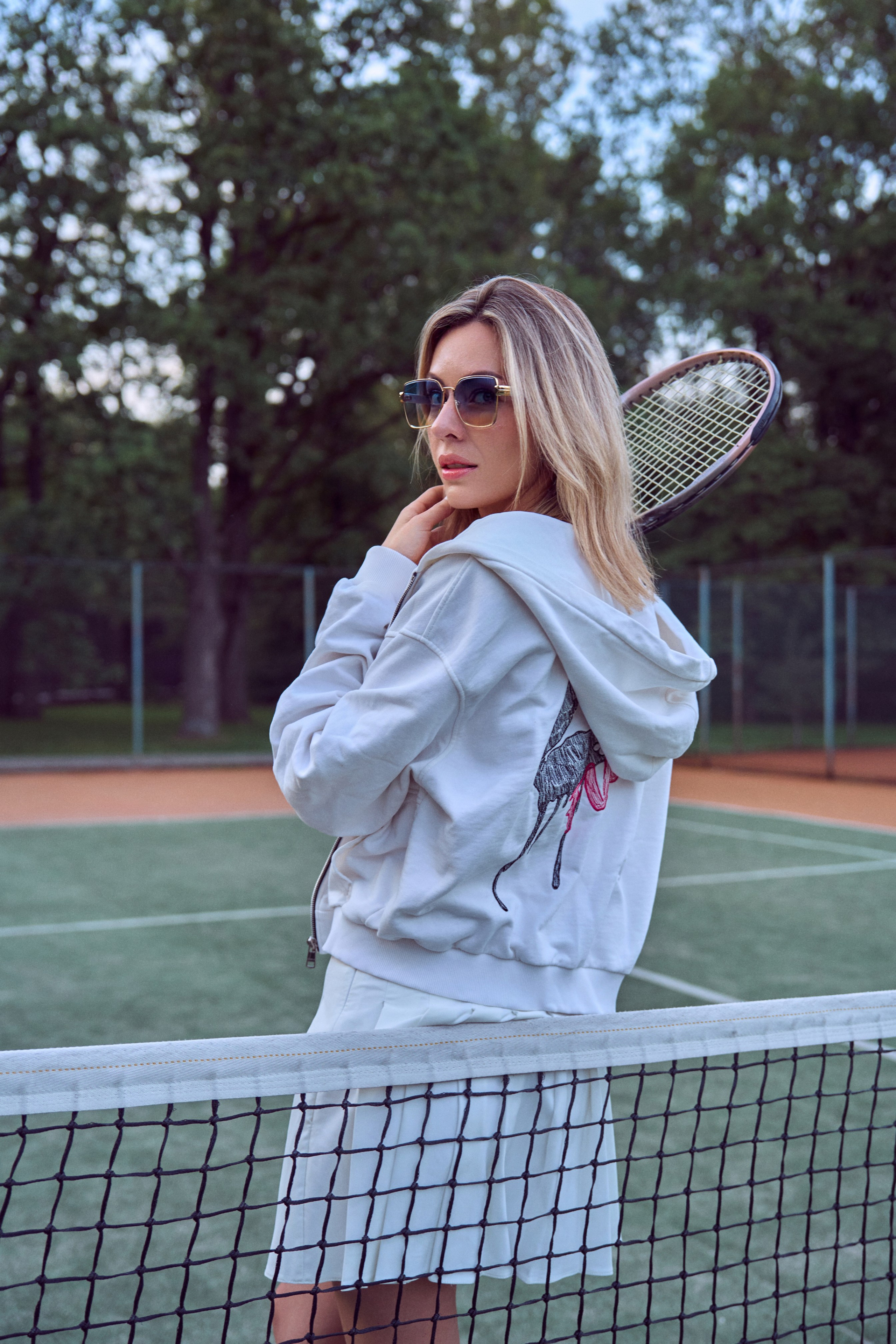 Теннисный корт. Фотограф