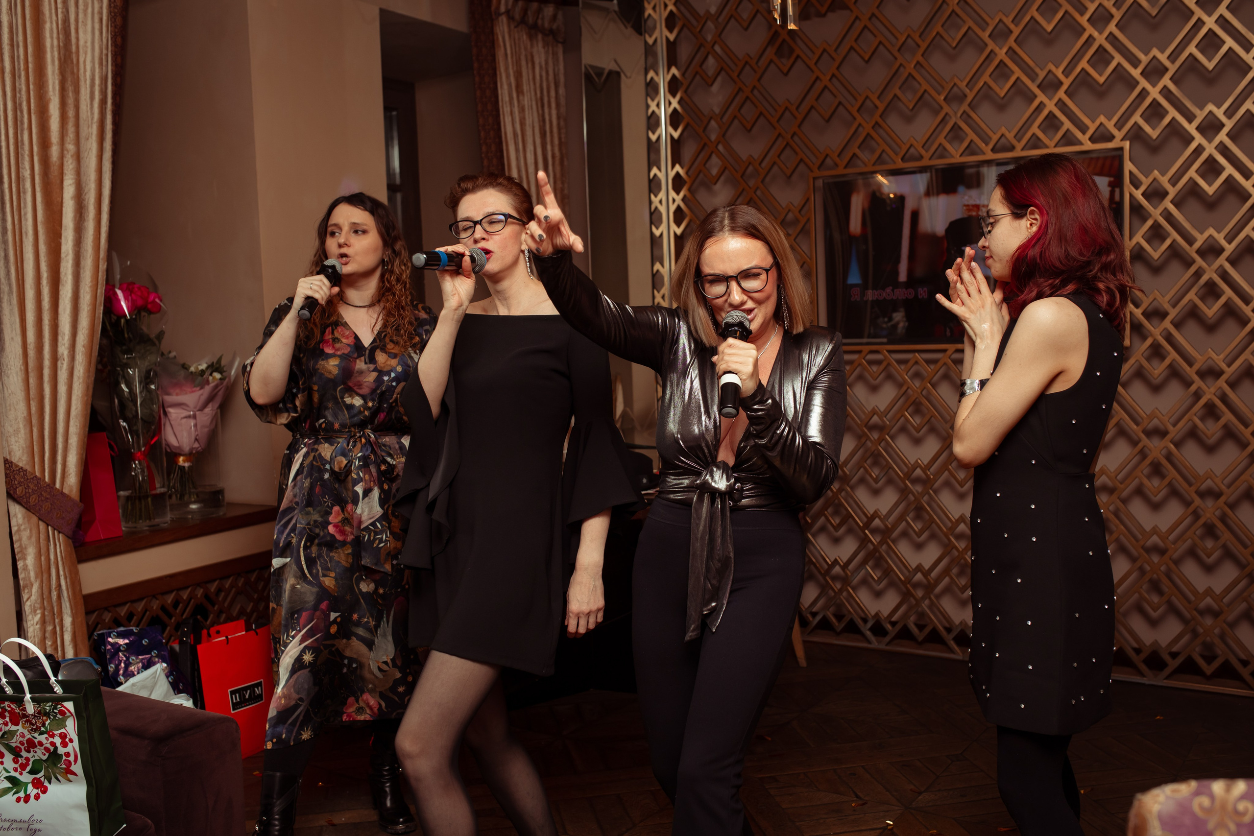 Юбилей в караоке. Семейный и детский фотограф в Москве Дорогова Екатерина