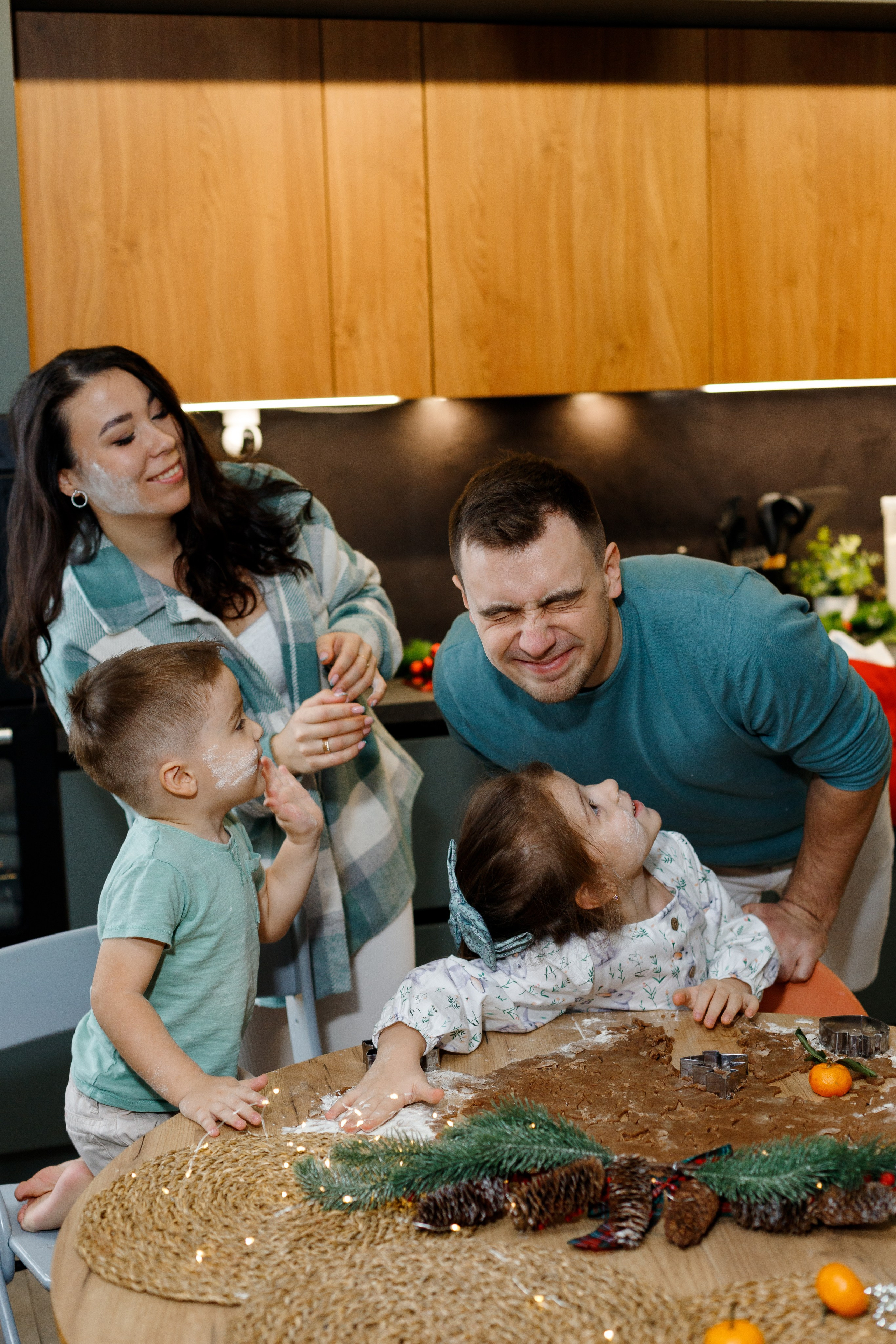 Предновогодняя домашняя фотосессия. Фотограф Александра Сыщенко