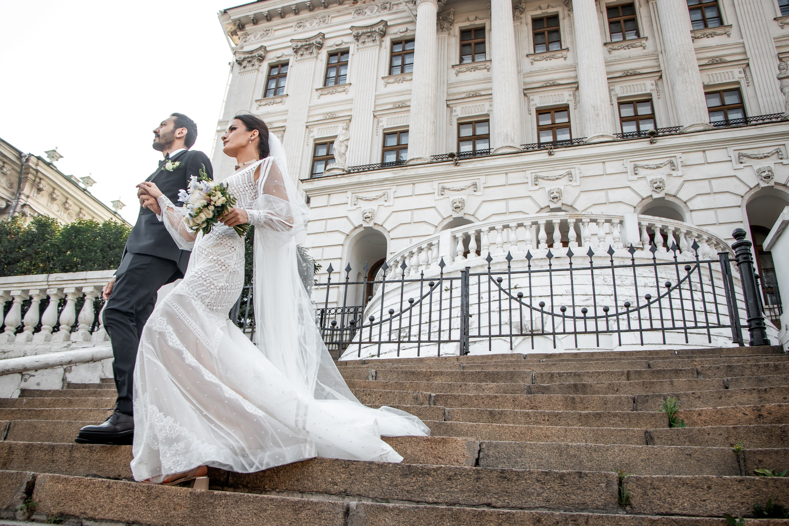 Свадебная Сьемка в Усадьбе Кусково. Лопарев Петр Фотограф Москва Санкт-Петербург свадебный репортажный