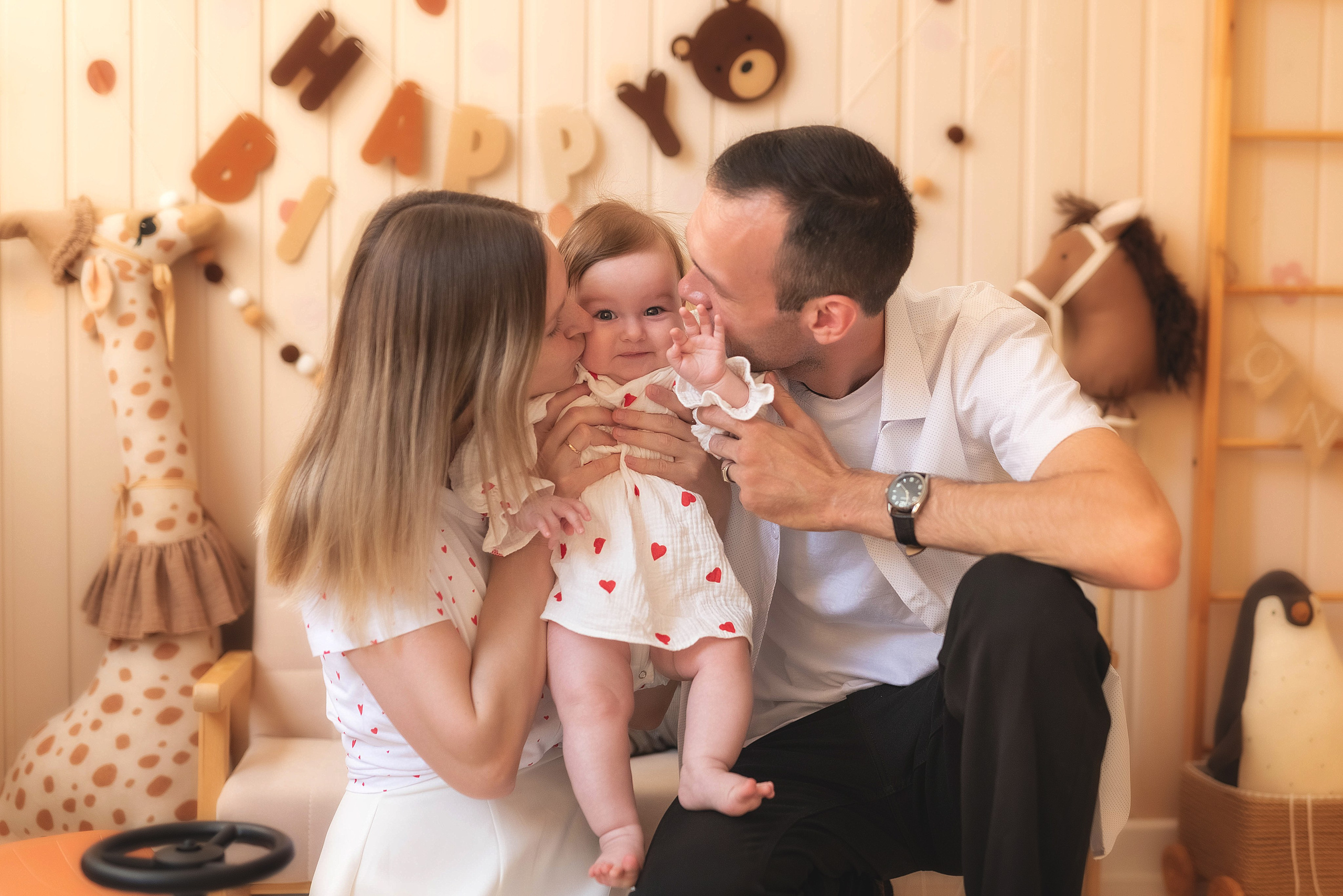 Семейная фотосессия в студии. Семейный, детский фотограф в Воронеже Анна Никитина
