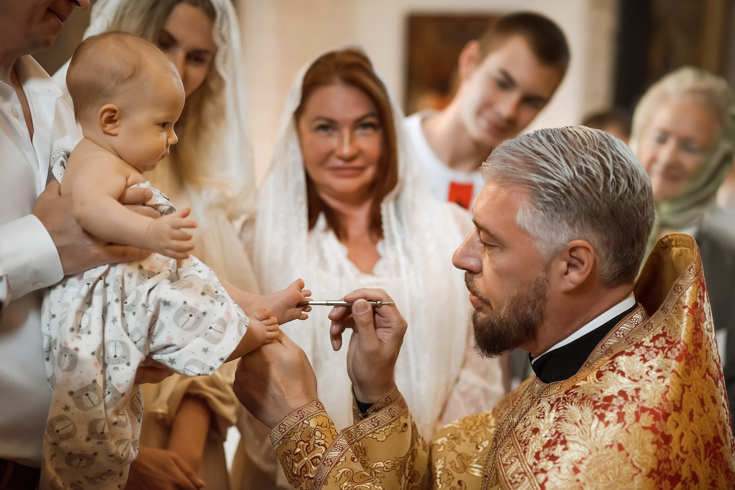 Крещение Софии в Воскресенском соборе. Семейный фотограф в Ростове-на-Дону Татьяна Литвинова