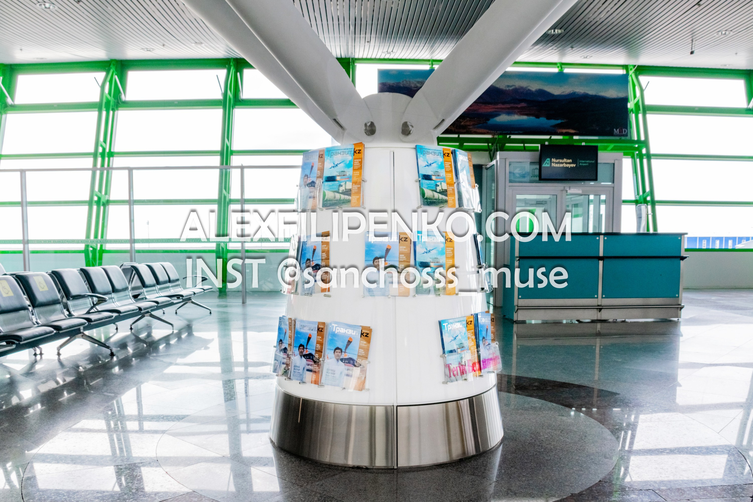 Фотосъемка для рекламного оператора MYD Production в Аэропорту Астаны. Фотограф интерьера недвижимости и архитектуры в Астане