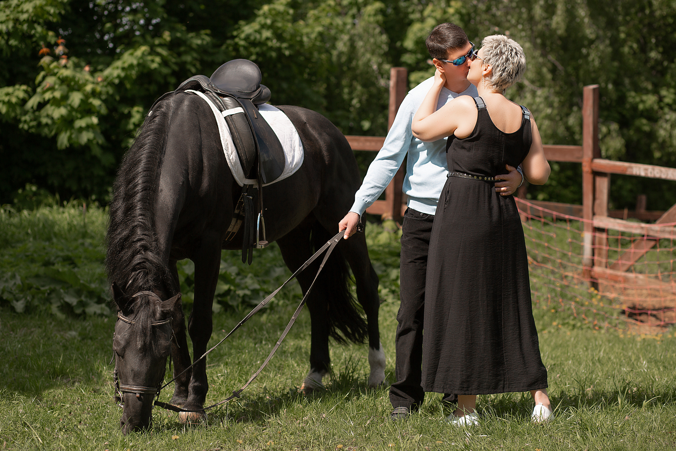 Елена и Барс. Фотосессия с лошадьми в Нижнем Новгороде