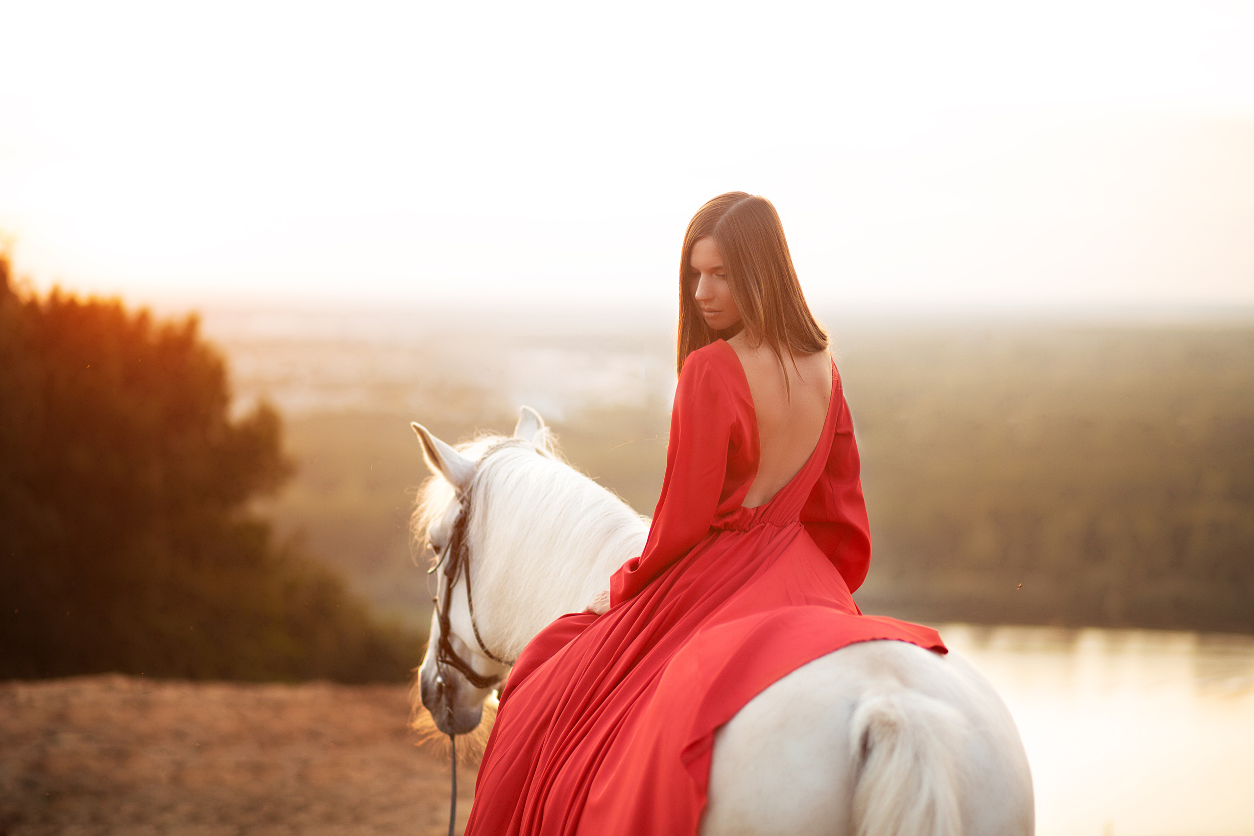 Ира и Воробей. Фотосессия с лошадьми в Нижнем Новгороде