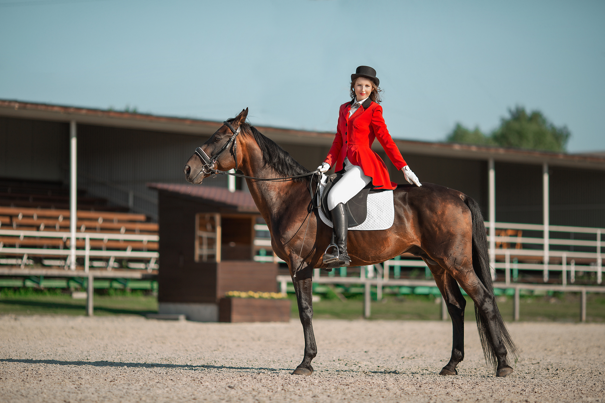 Ирина и Шенкель). Фотосессия с лошадьми в Нижнем Новгороде