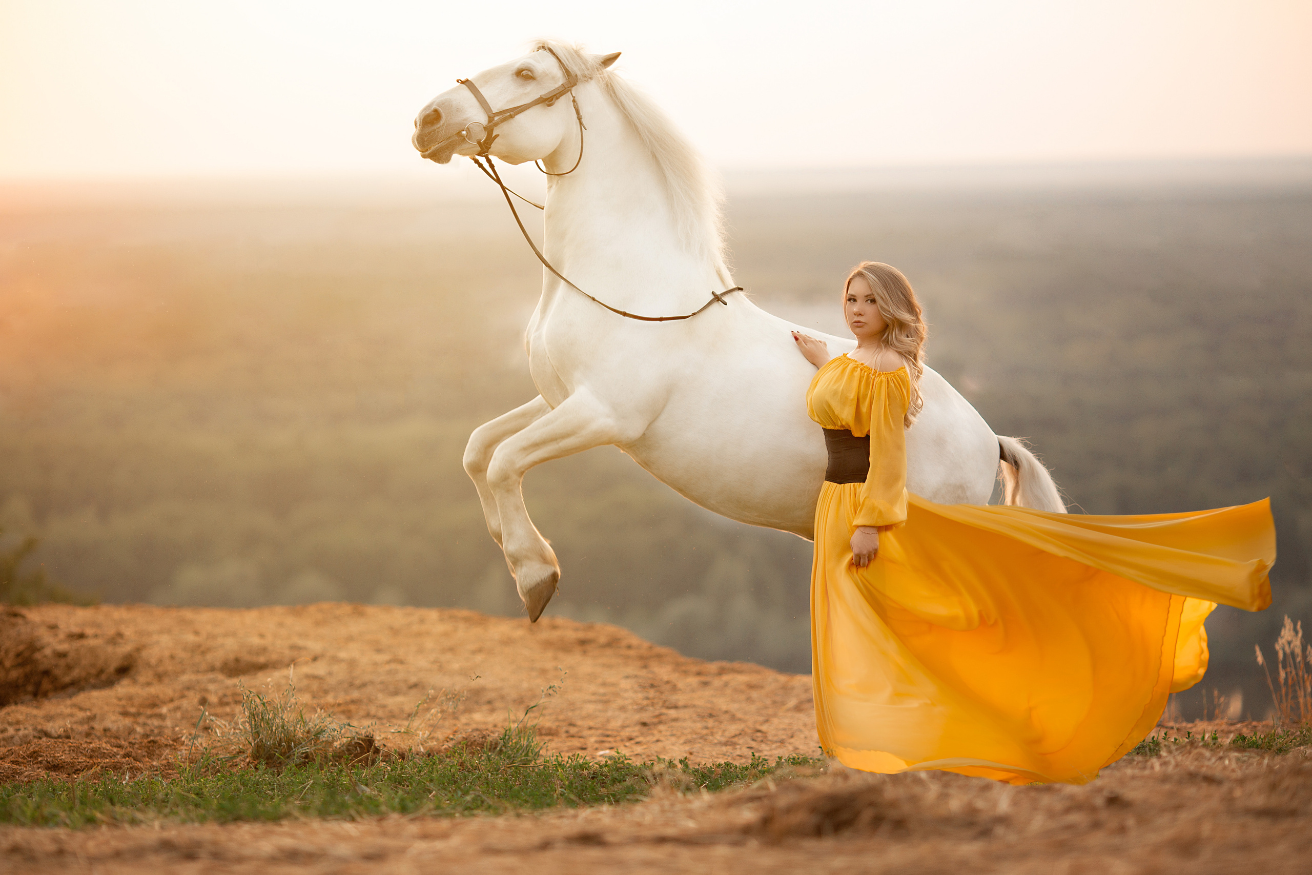 Фотосессия Даши и Воробья. Фотосессия с лошадьми в Нижнем Новгороде
