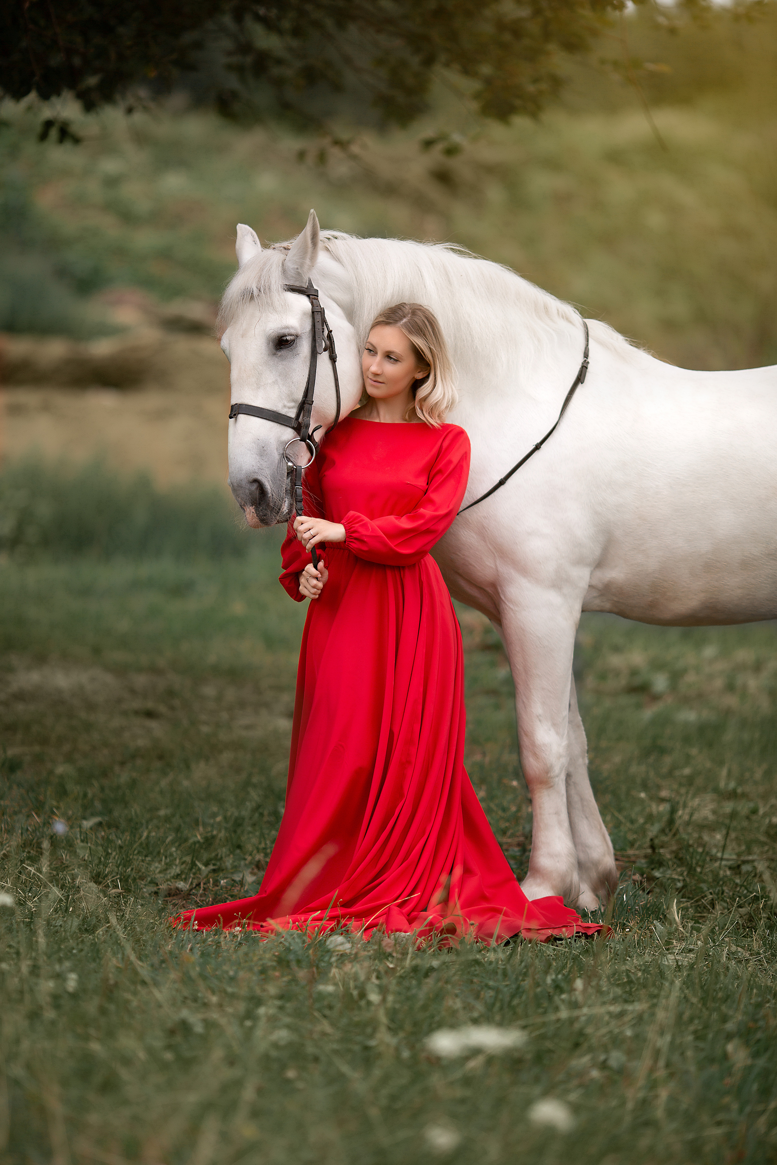 Аня и Воробушек. Фотосессия с лошадьми в Нижнем Новгороде