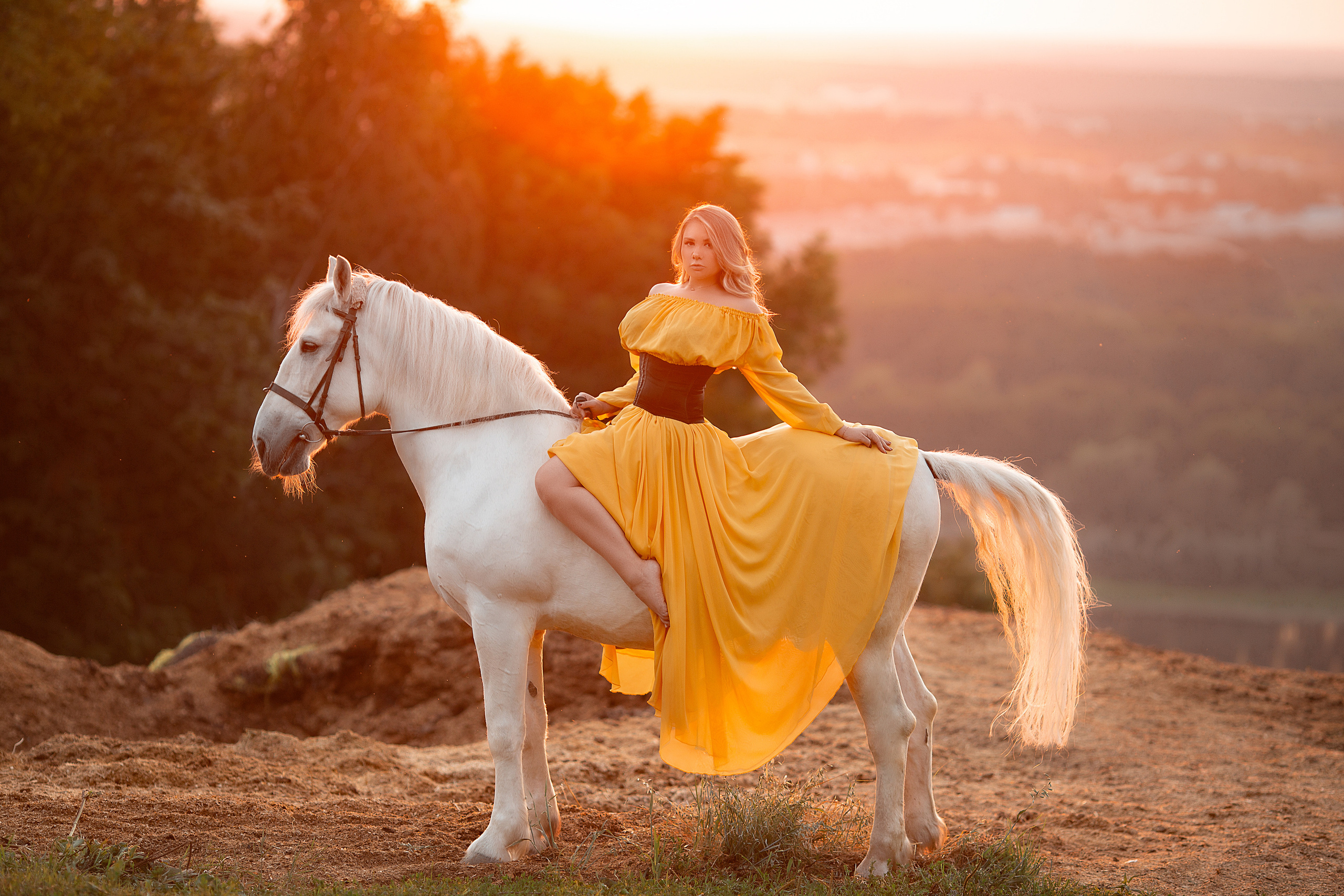 Фотосессия Даши и Воробья. Фотосессия с лошадьми в Нижнем Новгороде