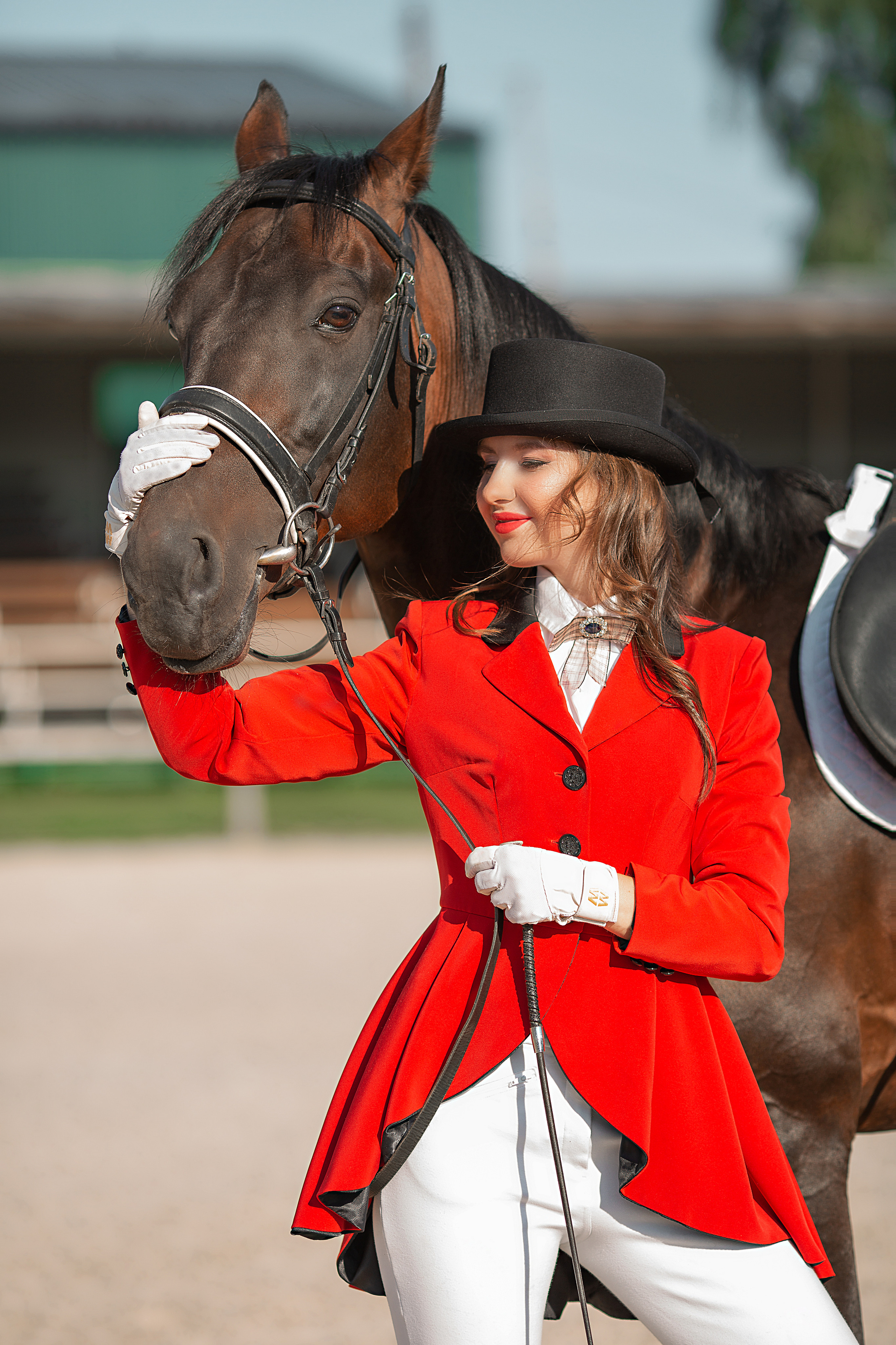 Ирина и Шенкель). Фотосессия с лошадьми в Нижнем Новгороде