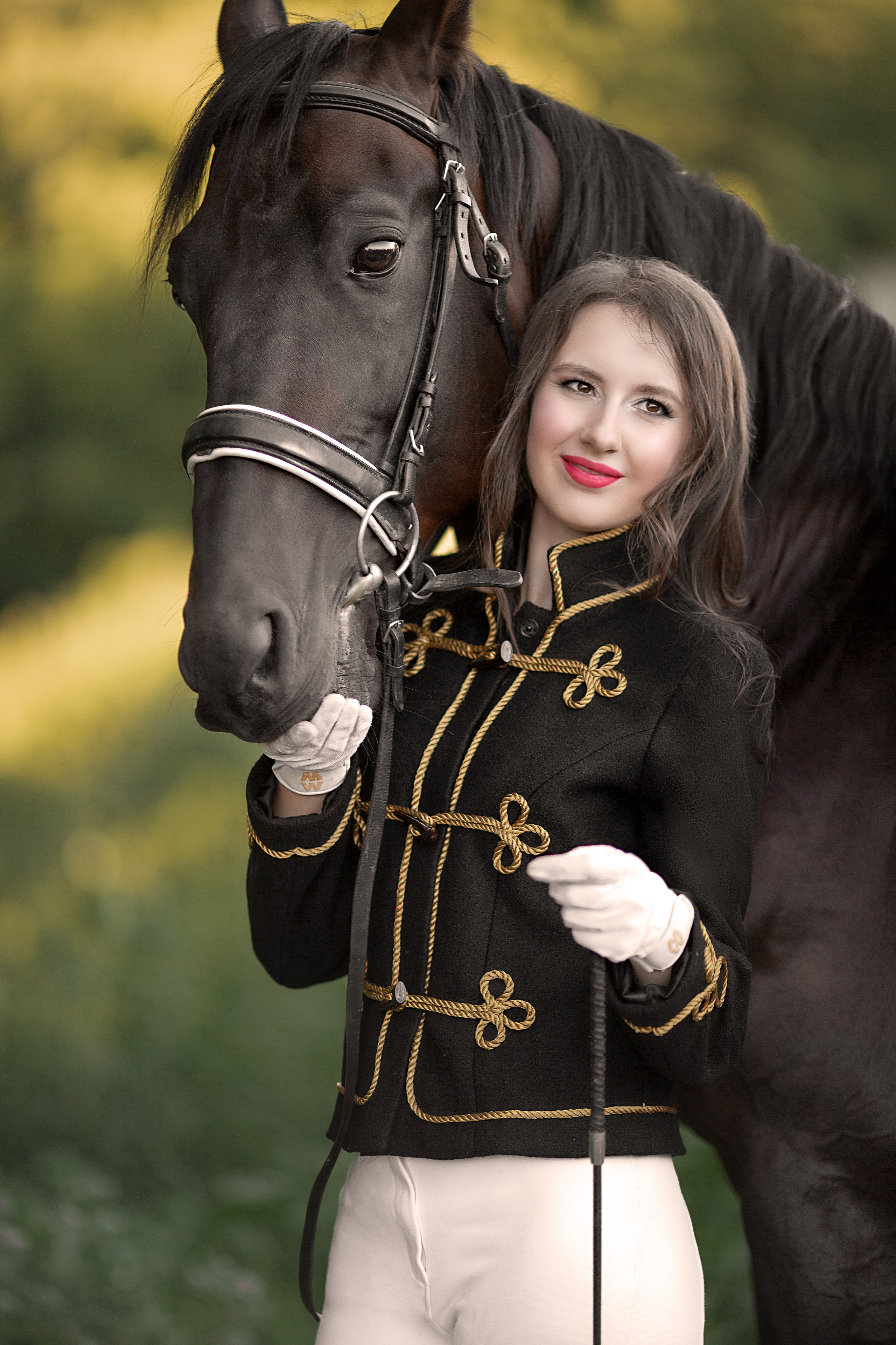 Ирина и Шенкель). Фотосессия с лошадьми в Нижнем Новгороде