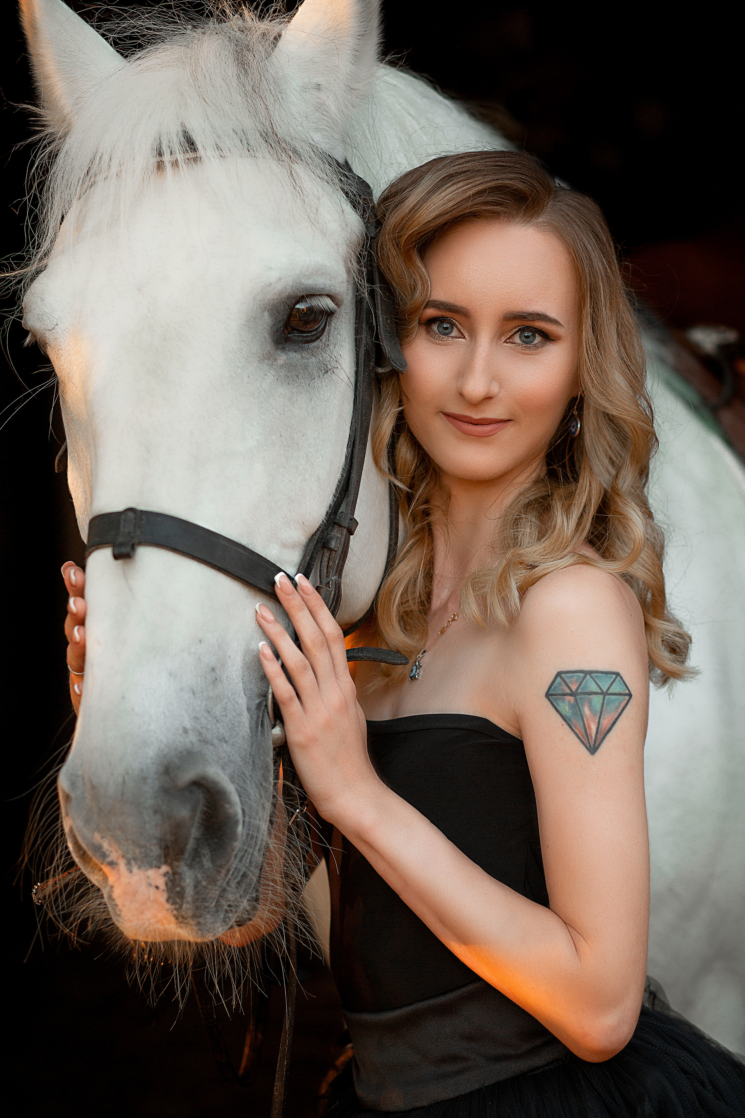 Валерия и Воробей (фото-день). Фотосессия с лошадьми в Нижнем Новгороде