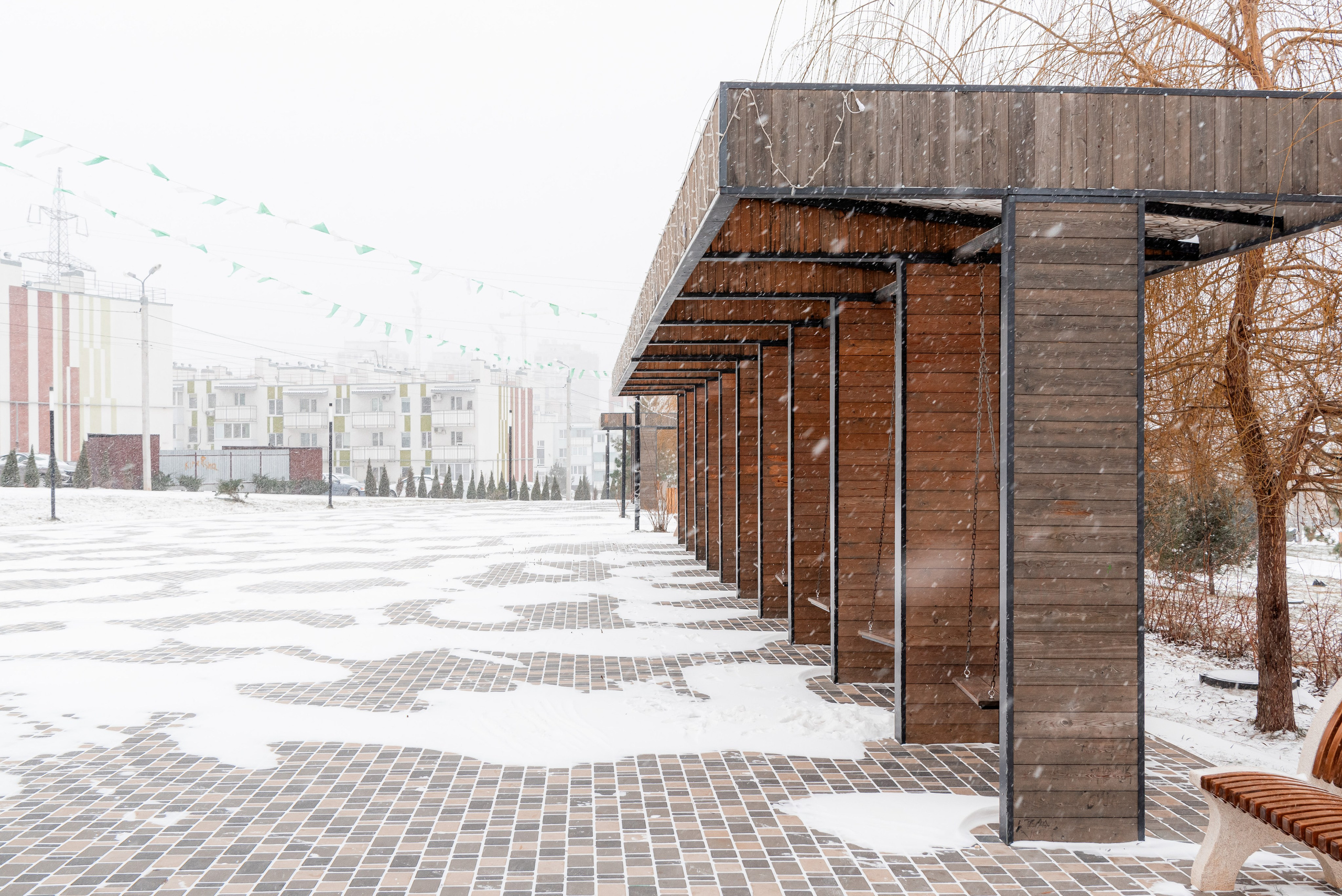 Зимняя съёмка улиц Родниковой Долины. Фотограф в Волгограде и Волжском Александр Горбань