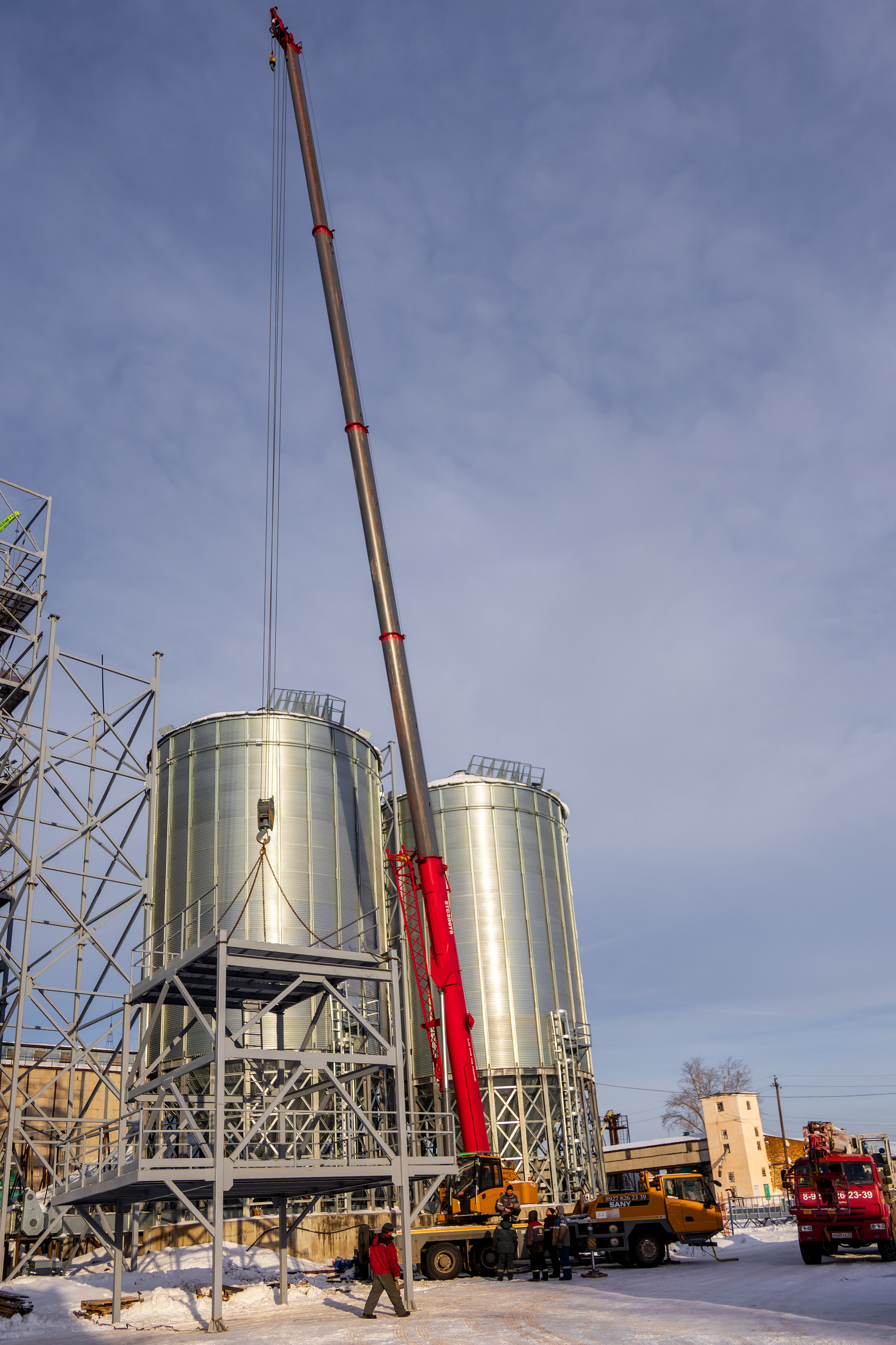 Деметра холдинг Димитровградский Элеватор Этапы строительства. Фотограф в Самаре Максим Тырин