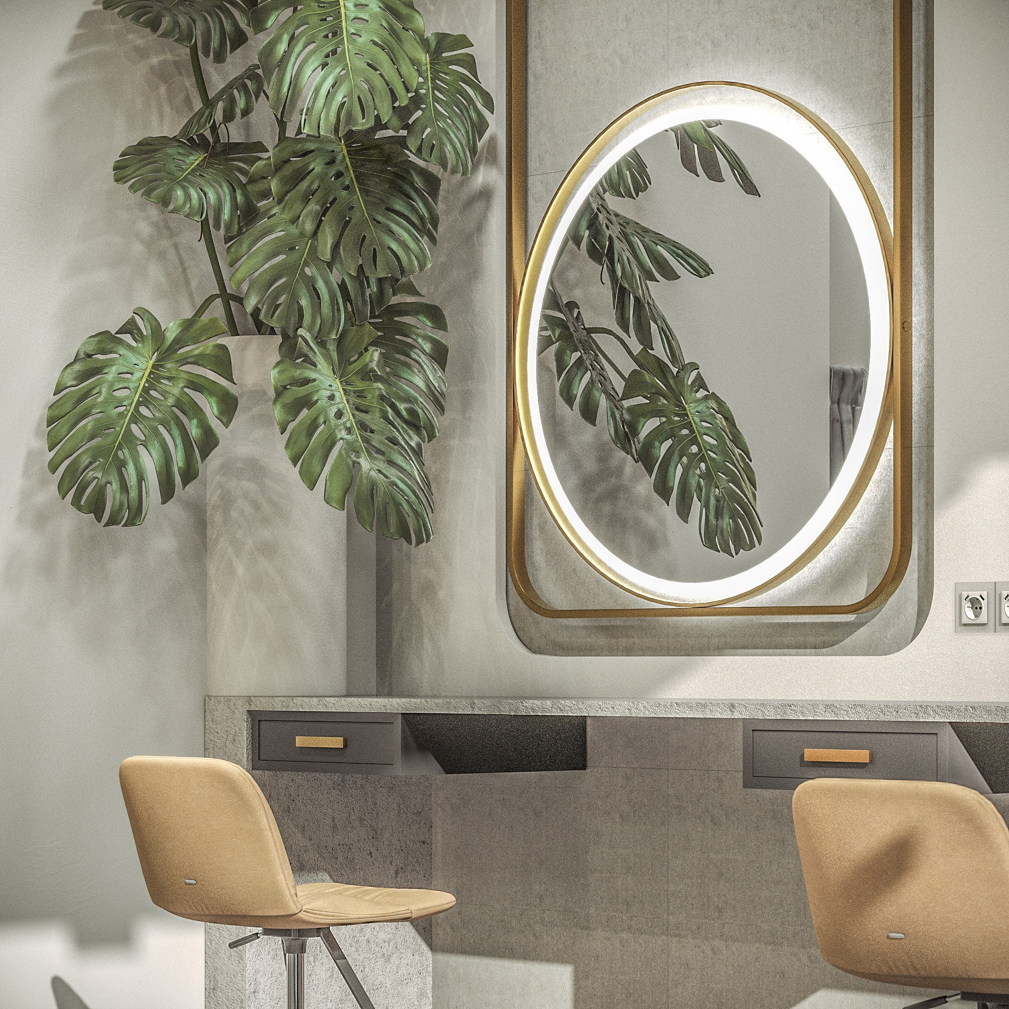 Салон красоты Neffola, г. Санкт-Петербург. Дизайн интерьера и экстерьера в Санкт-Петербурге Яна Емельянова