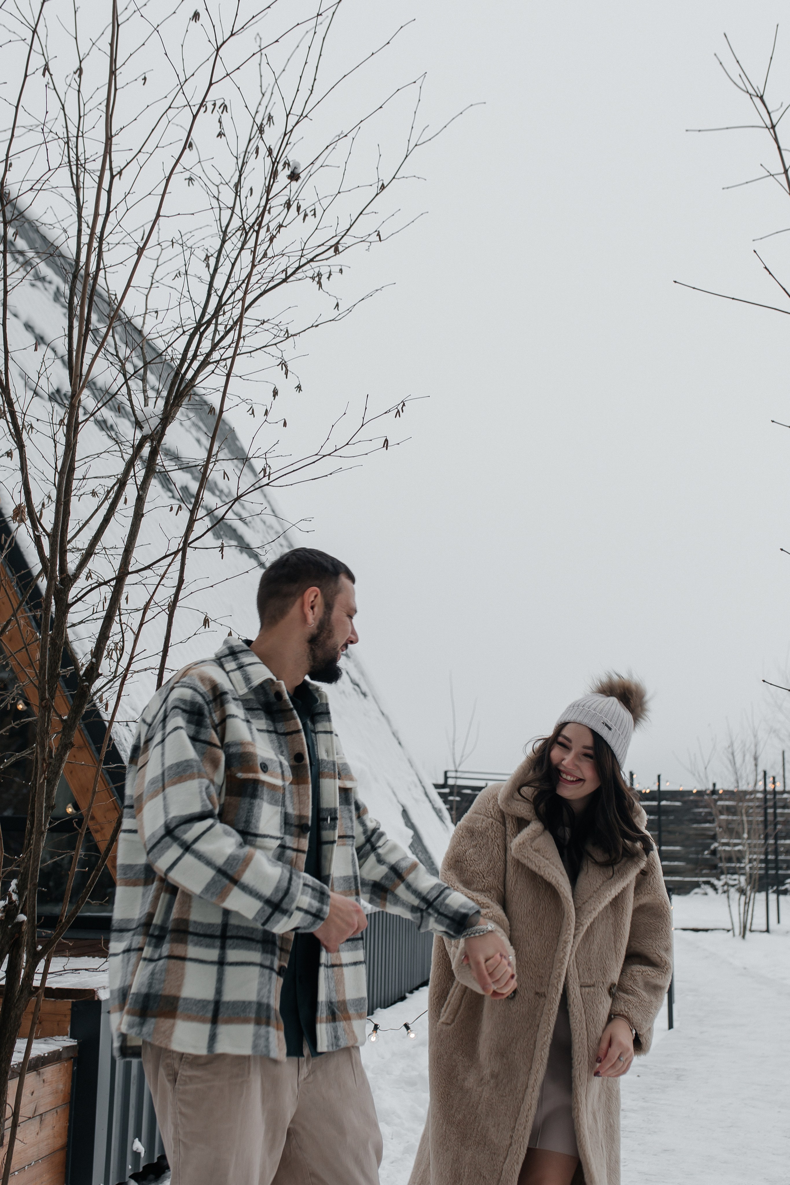 Зимняя фотосессия на улице