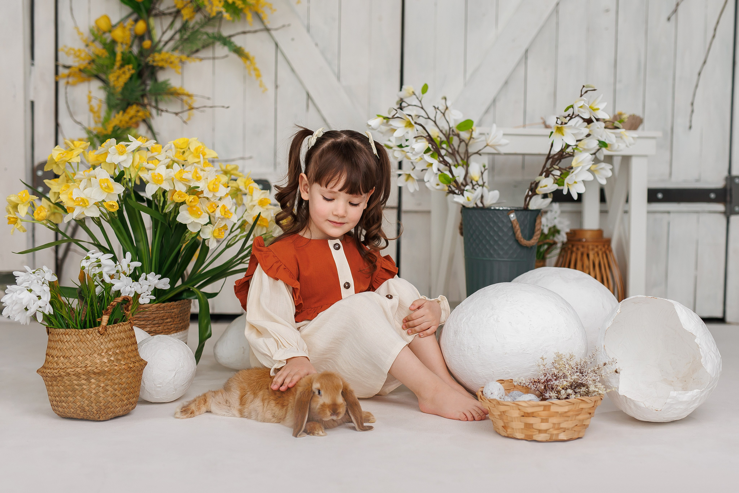 Пасхальные фотосессии в студии. Семейный фотограф в Брянске Александра Щербакова