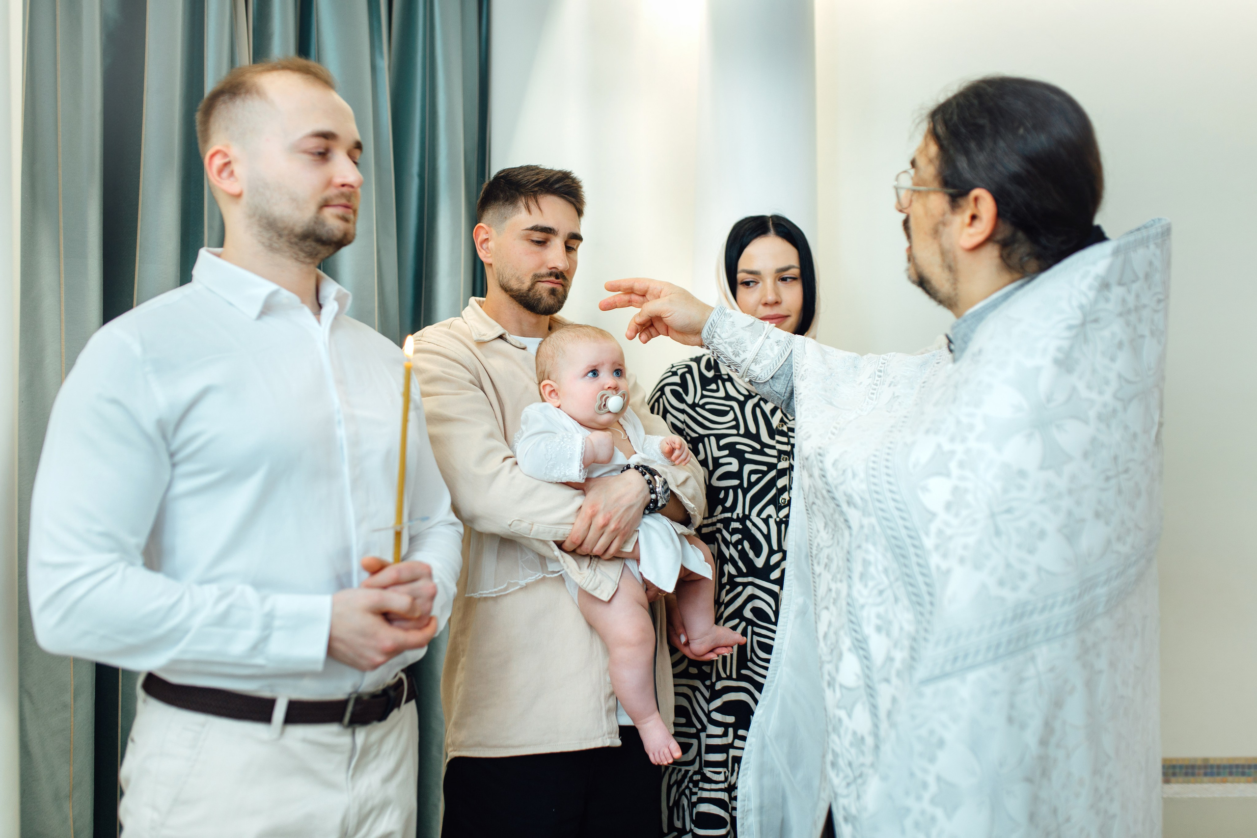 Таинство крещения Софии, апрель 2024