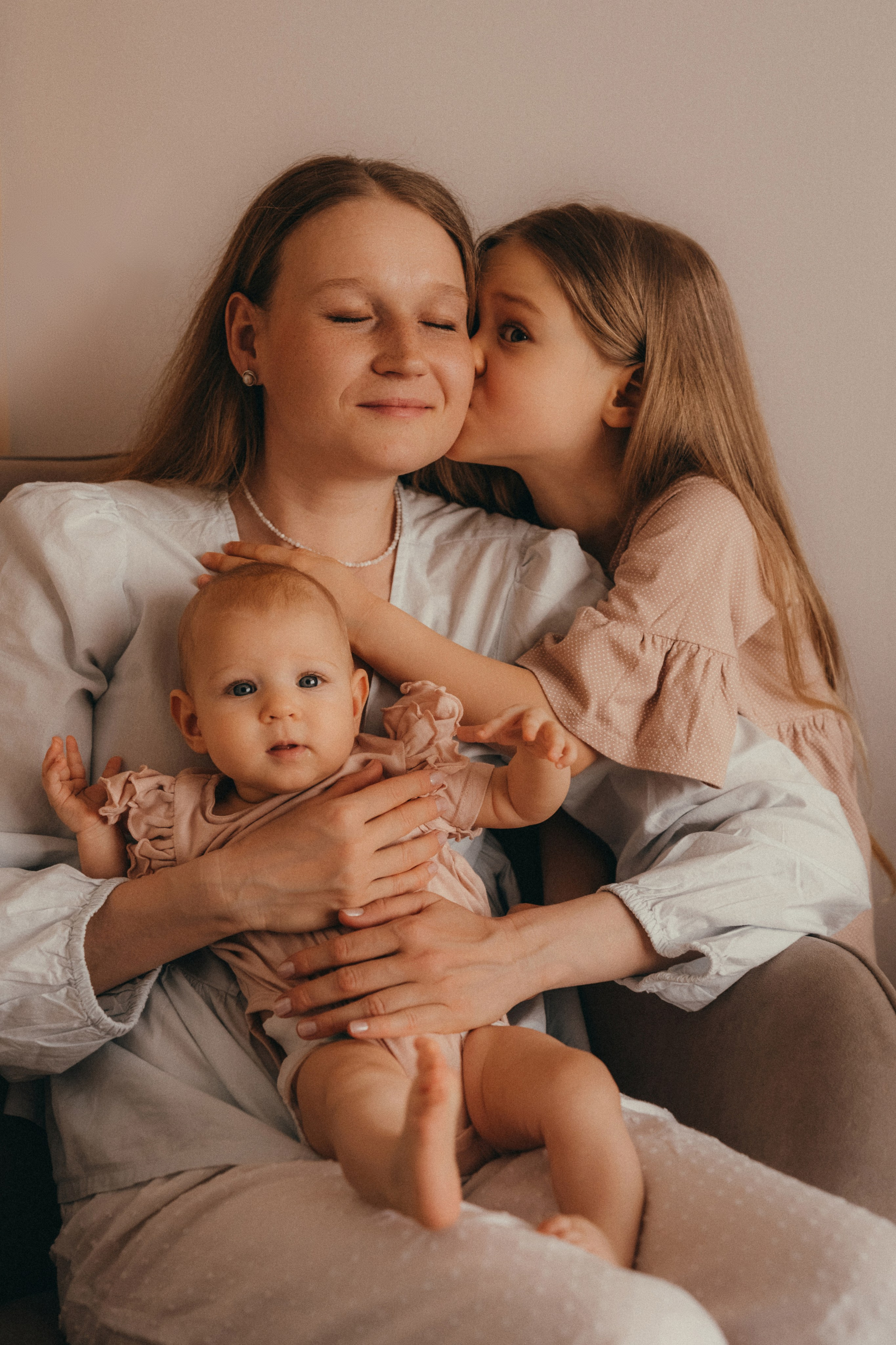 Дима, Саша, Ульяна и Даша. Семейный фотограф • Домашние съемки в Нижнем Новгороде