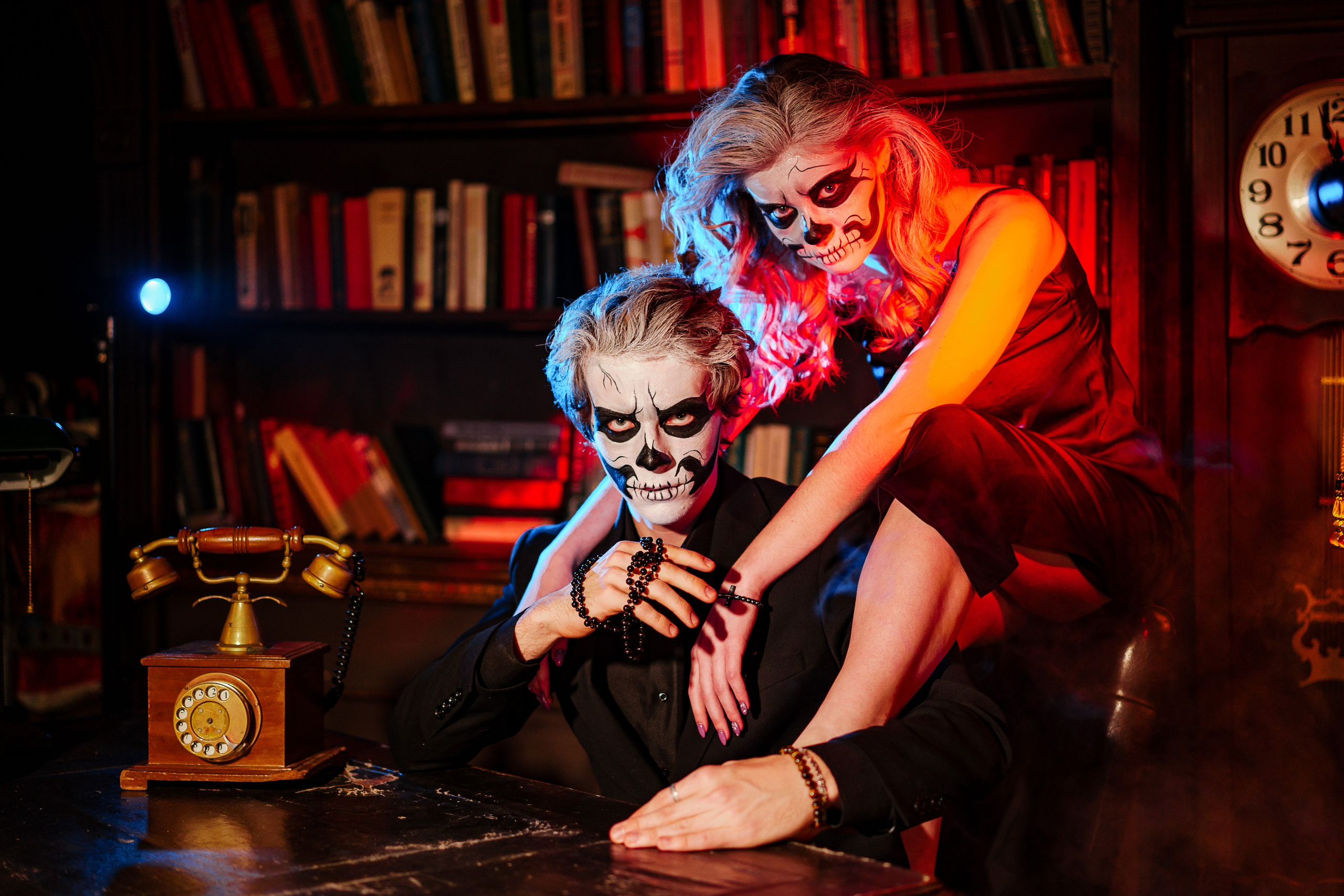 Лав стори фотосессия на Helloween в Москве