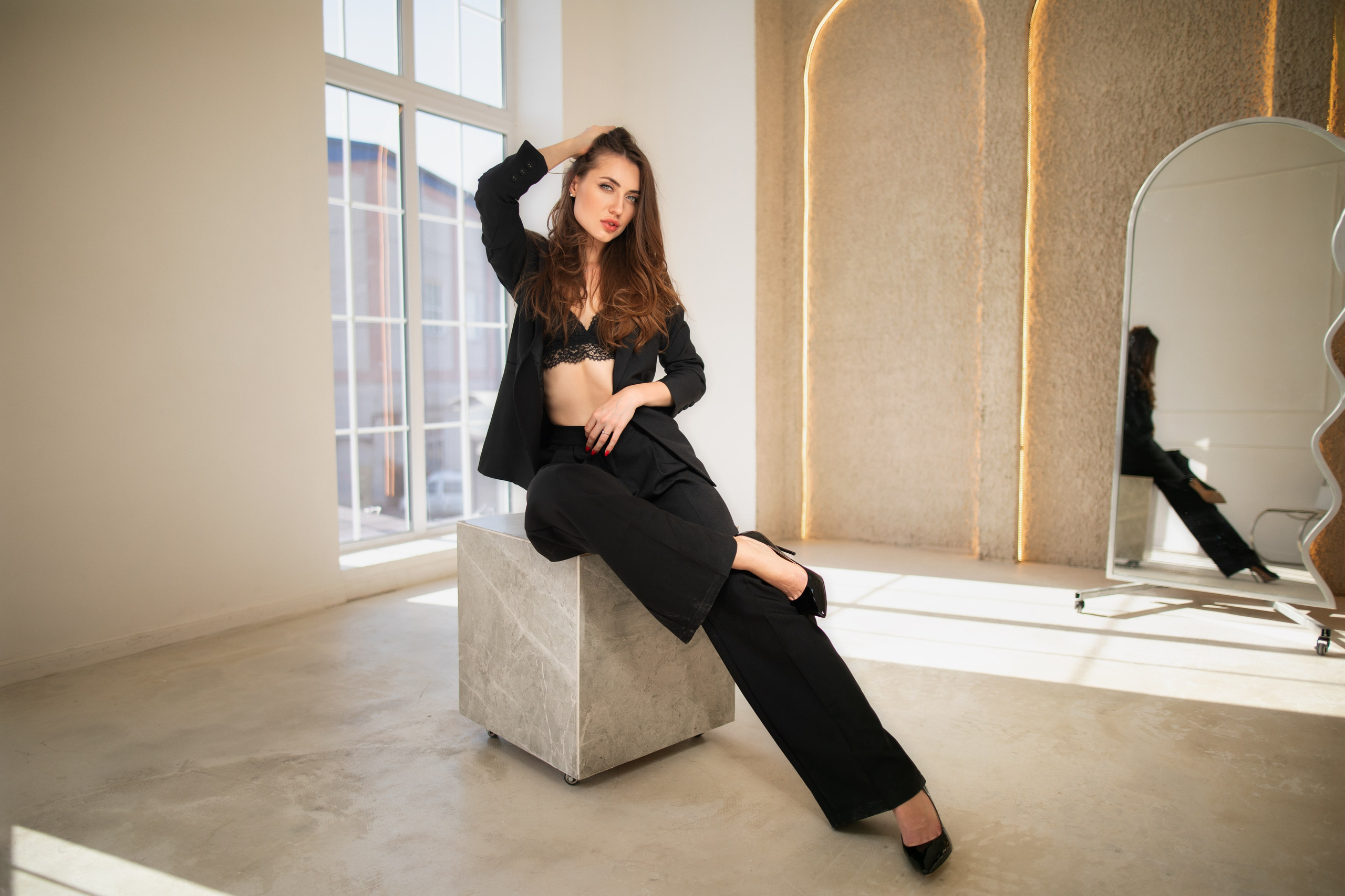 Съемка с Анастасией в интерьерной студии в формате для «себя»