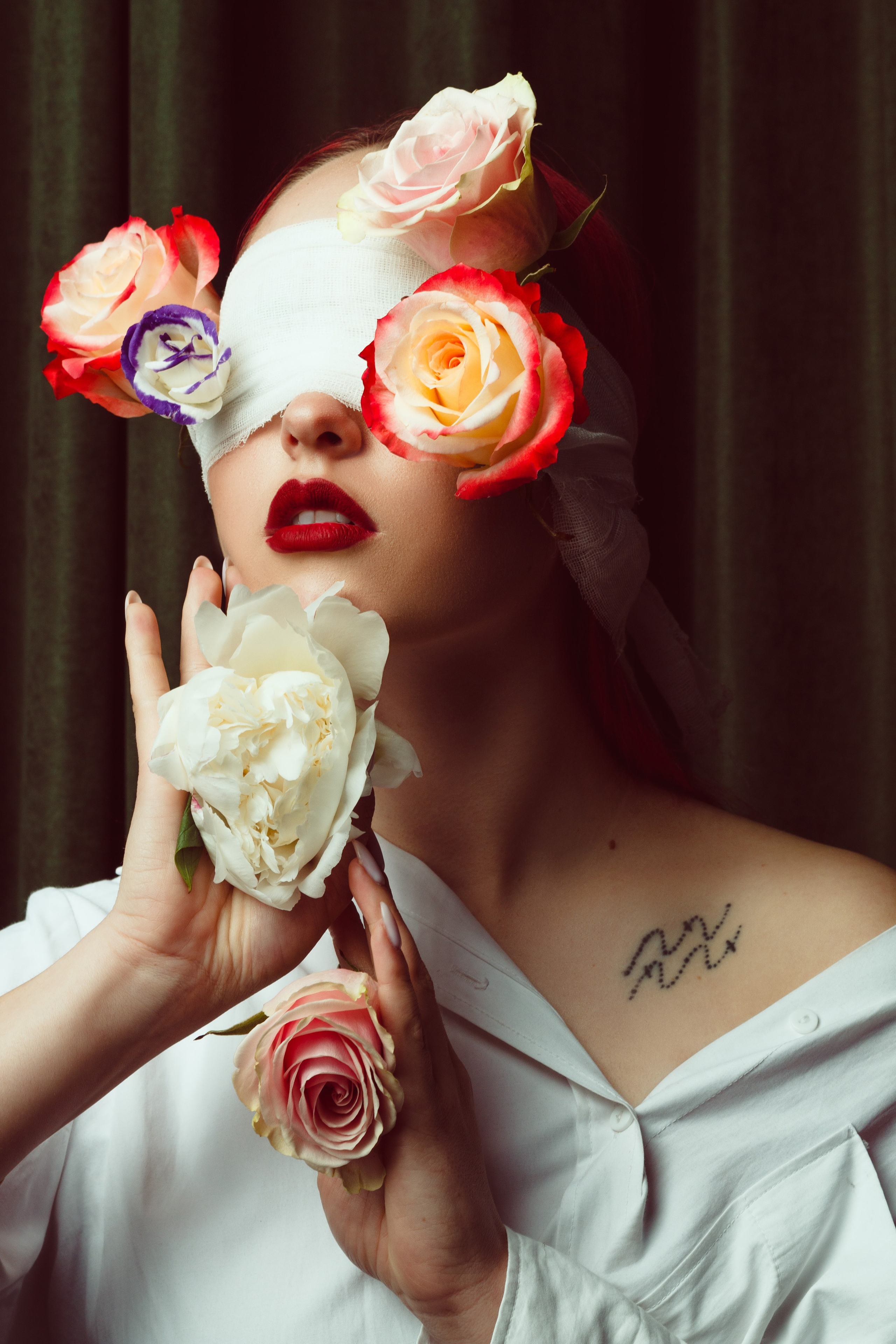 Фотосессия Татьяны с цветами. Портретный фотограф в Благовещенске Шинкевич Александр