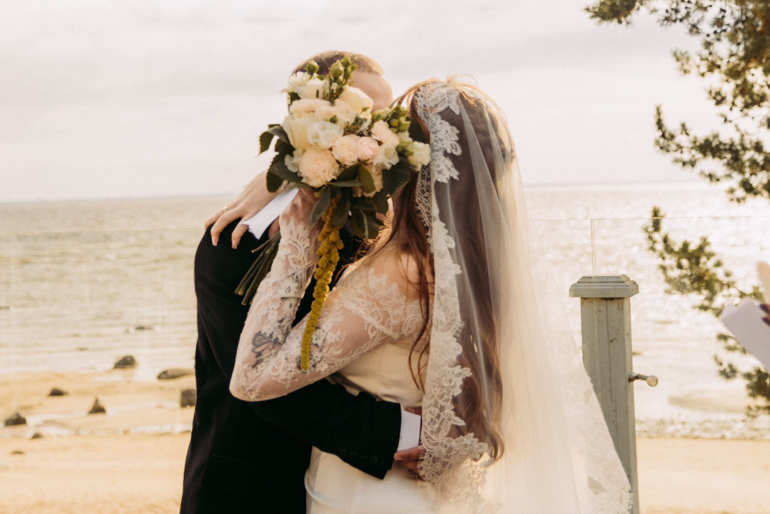 Выездная церемония у залива. Семейный, Свадебный фотограф СПБ Питер— Романова Екатерина