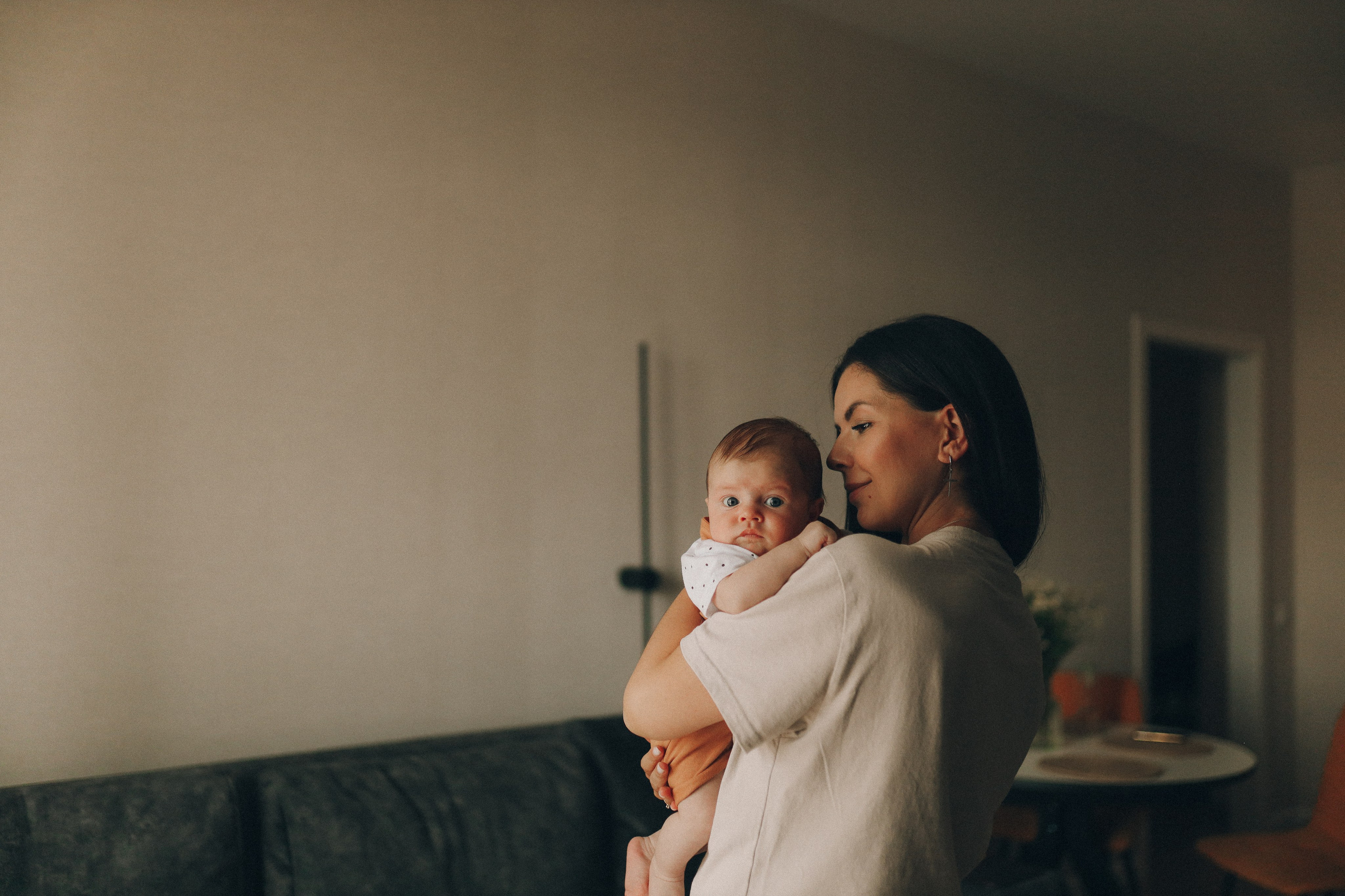 Домашняя фотосессия с малышом. Семейный фотограф Екатеринбург Черепанова Олеся