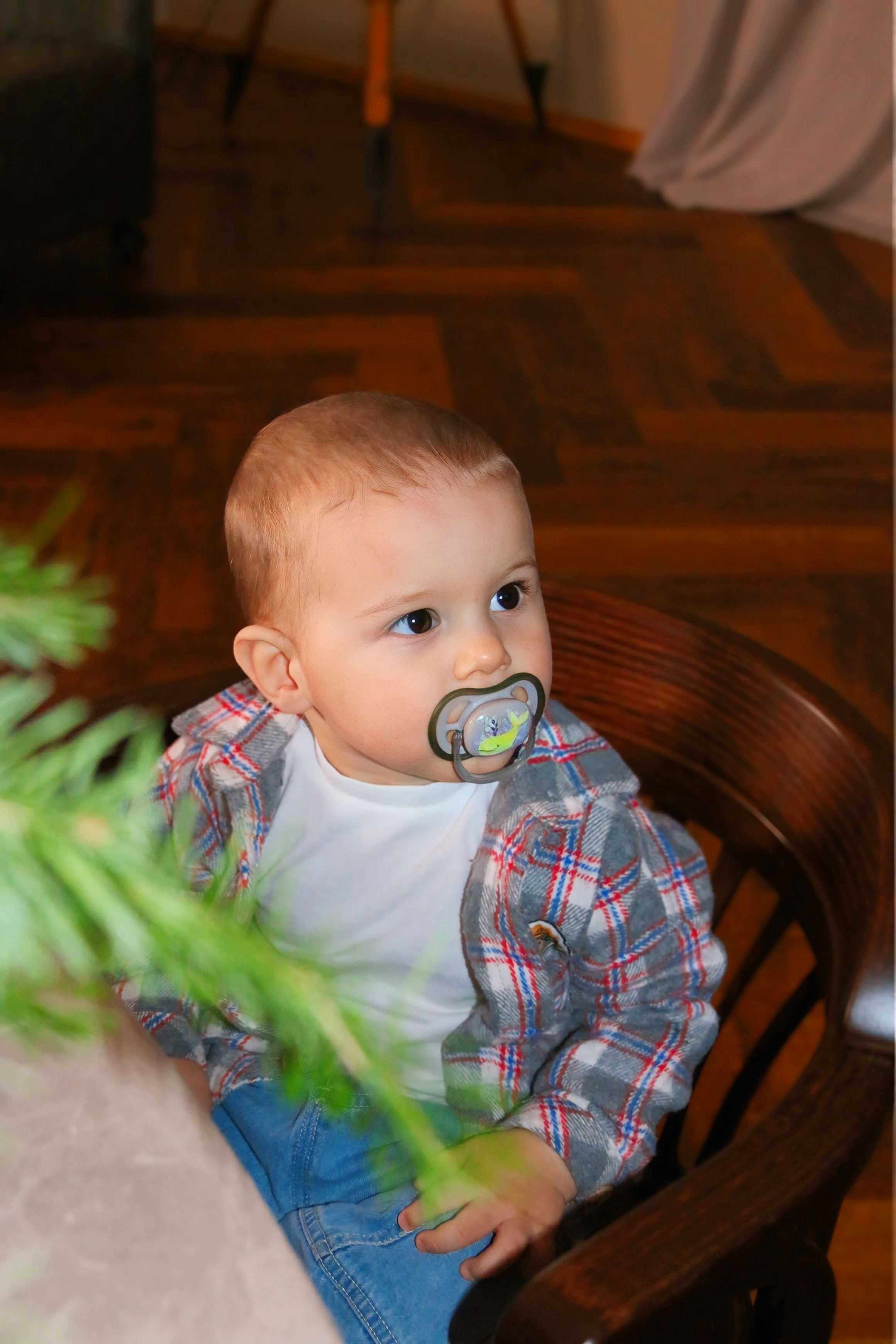 Новогодняя фотосессия мамы с сыном