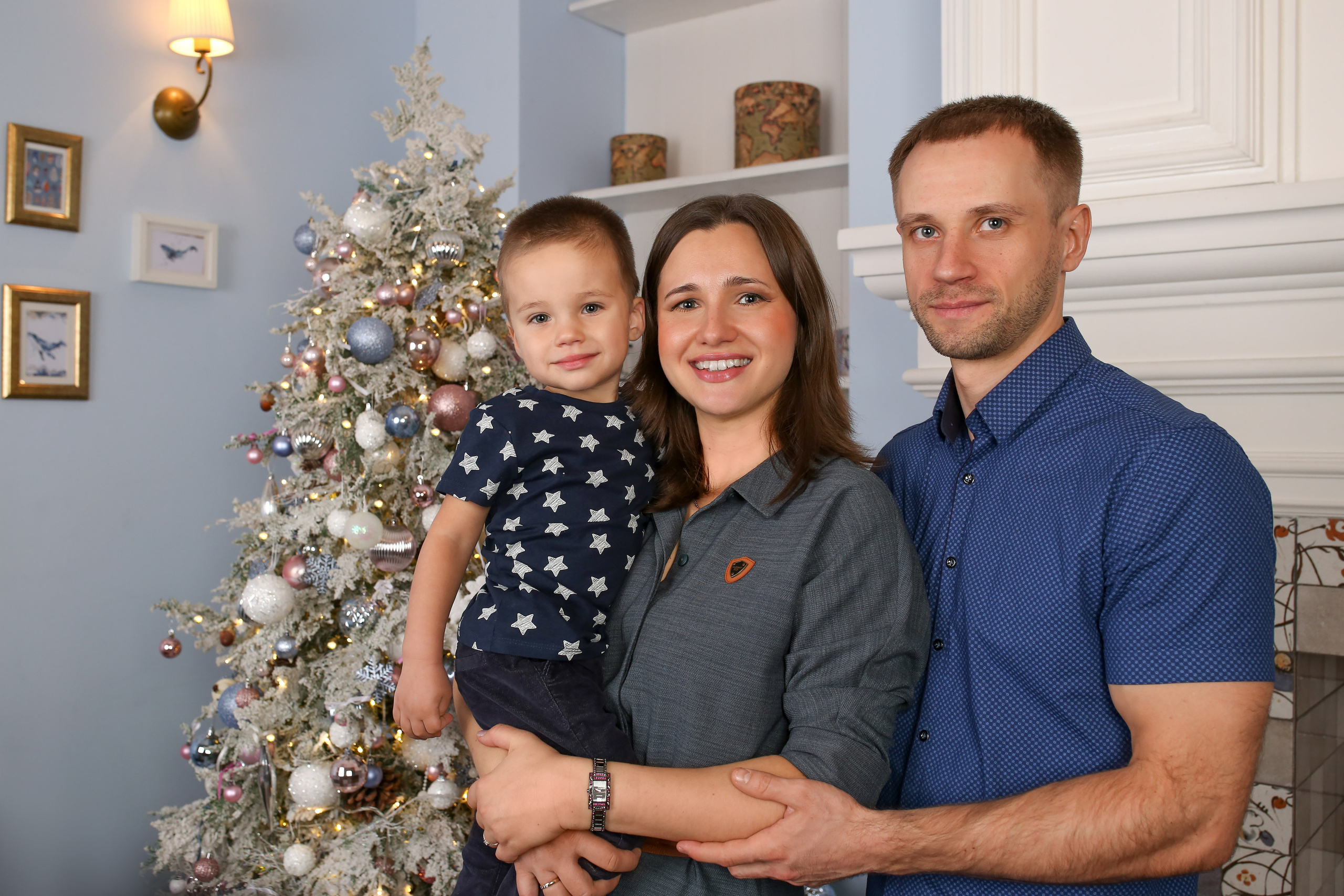 Новый год 2024. Фотосессия беременности, семейный фотограф в Санкт-Петербурге