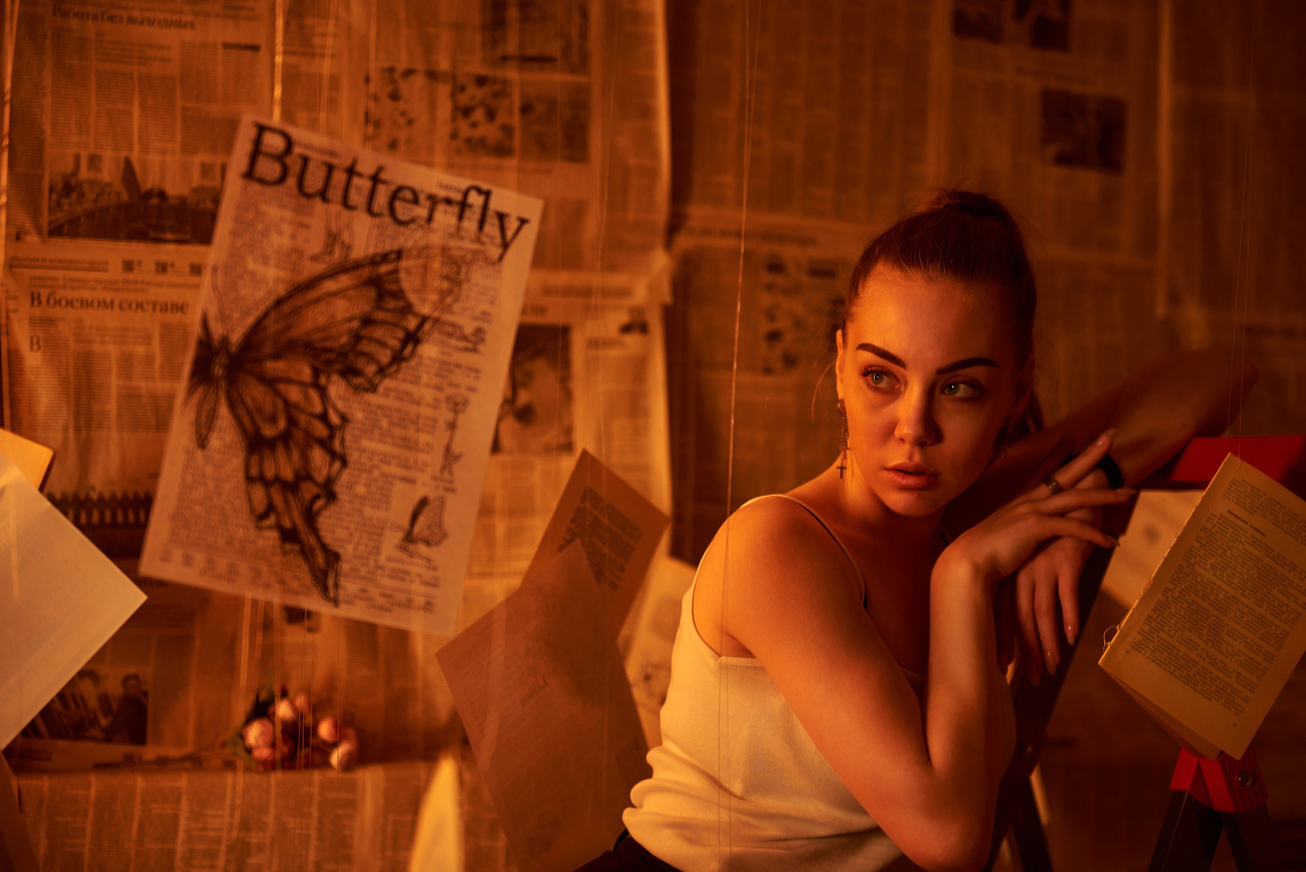 Газетная фотозона. Андрей Винников фотограф в Нижнем Новгороде