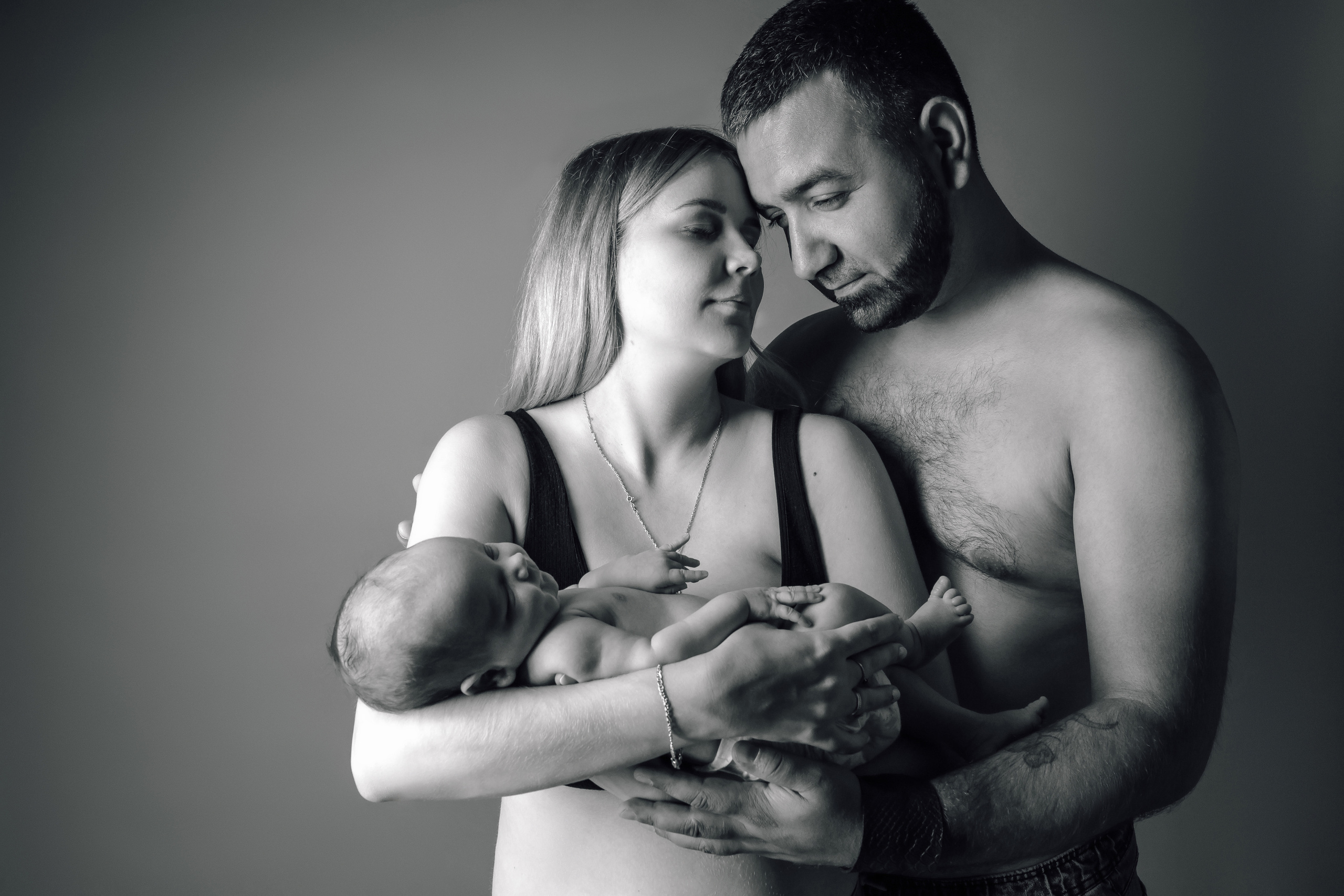 Анна с семьей