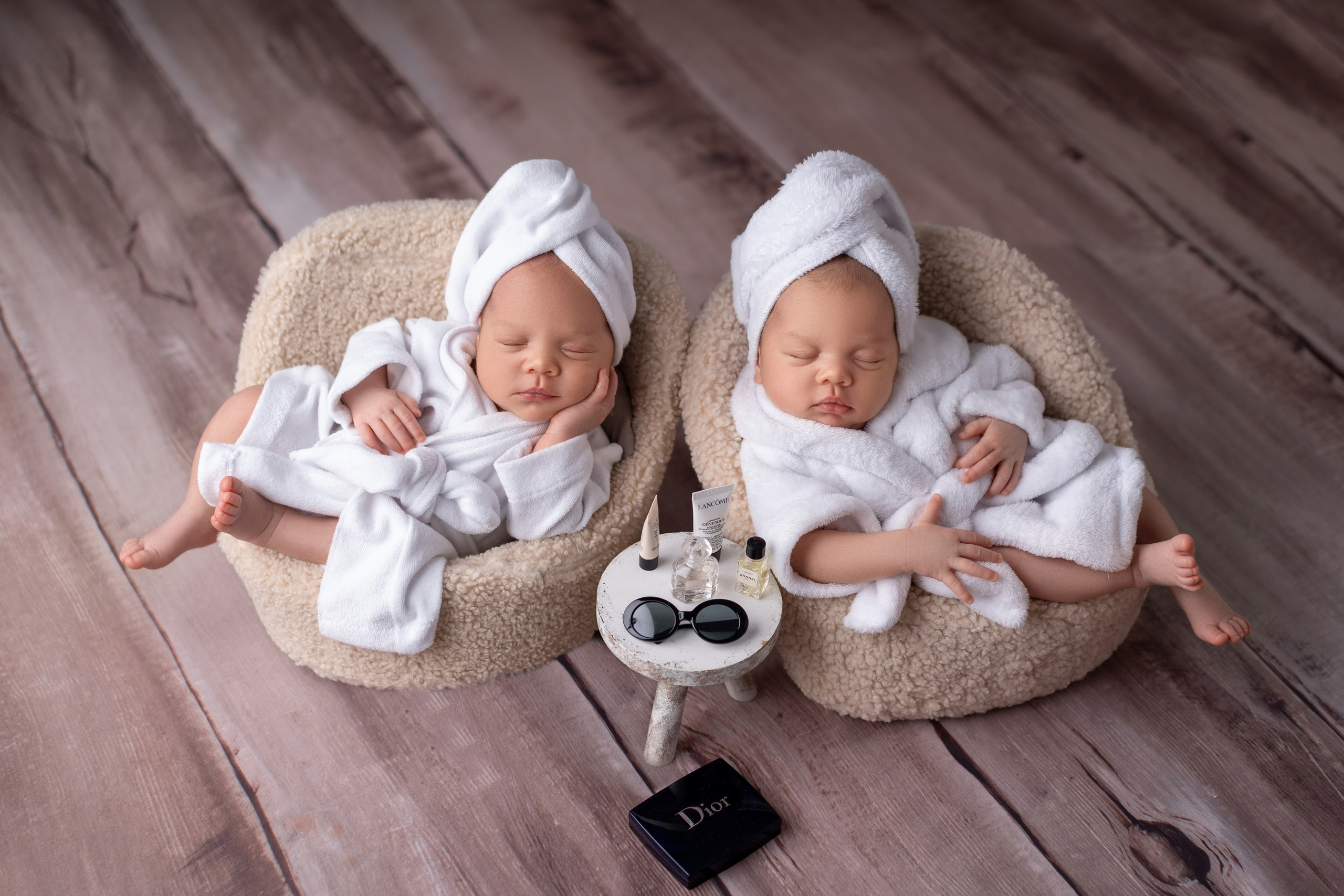 Двойня. Newborn фотограф в Москве — Фотофеи. Съемка новорожденных и детей до года