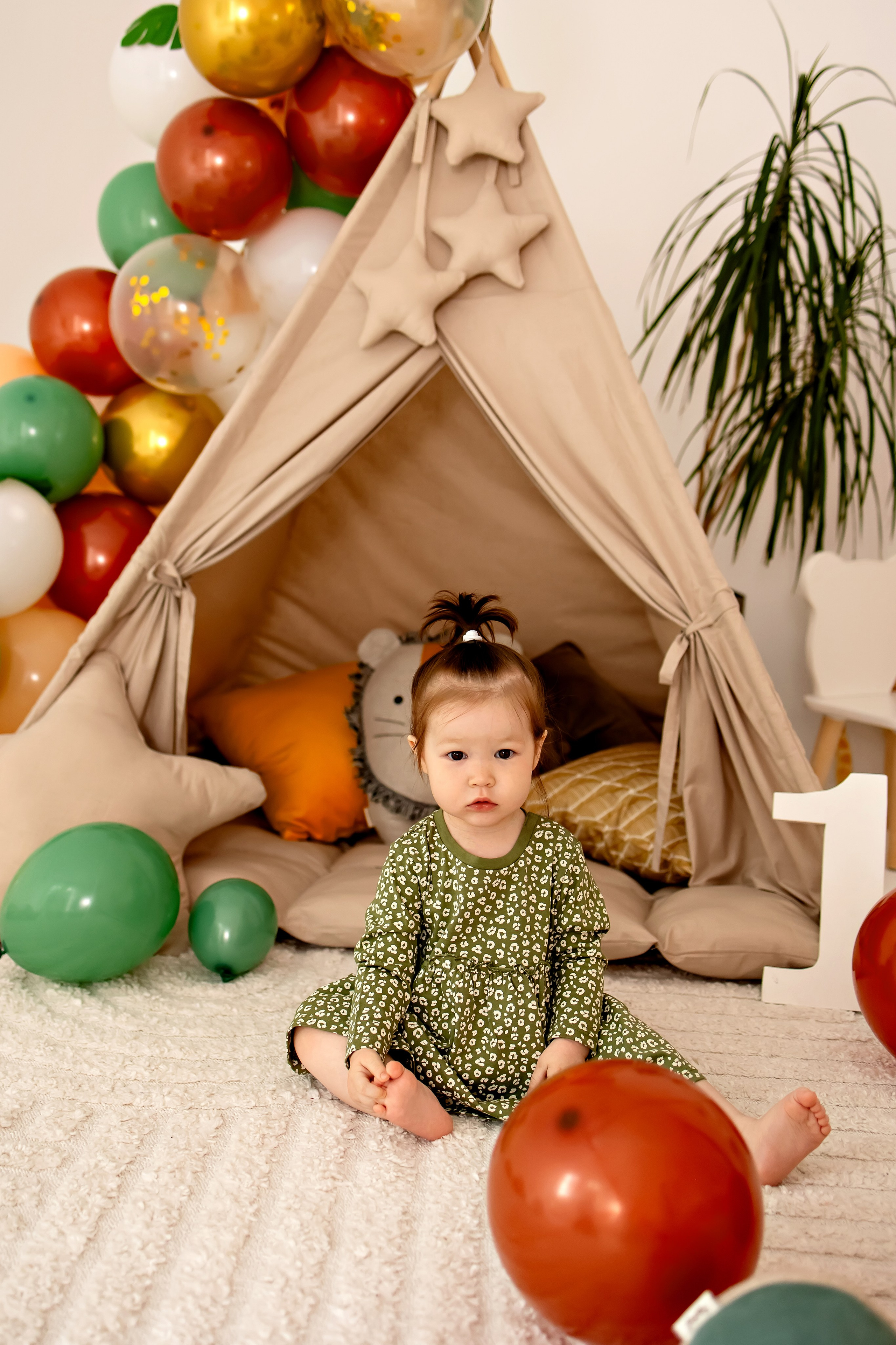 Алина 1 годик. Семейный и детский фотограф Оля в Тюмени