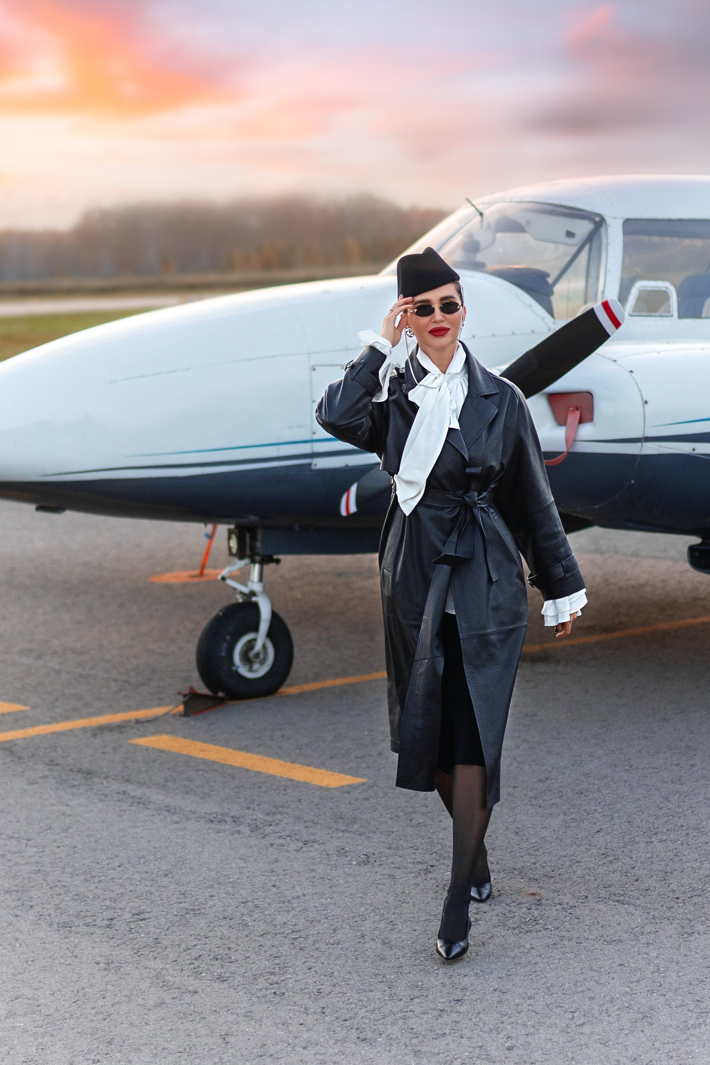 Проект на аэродроме. Ксения Харитонова — фотограф премиум уровня в Омске