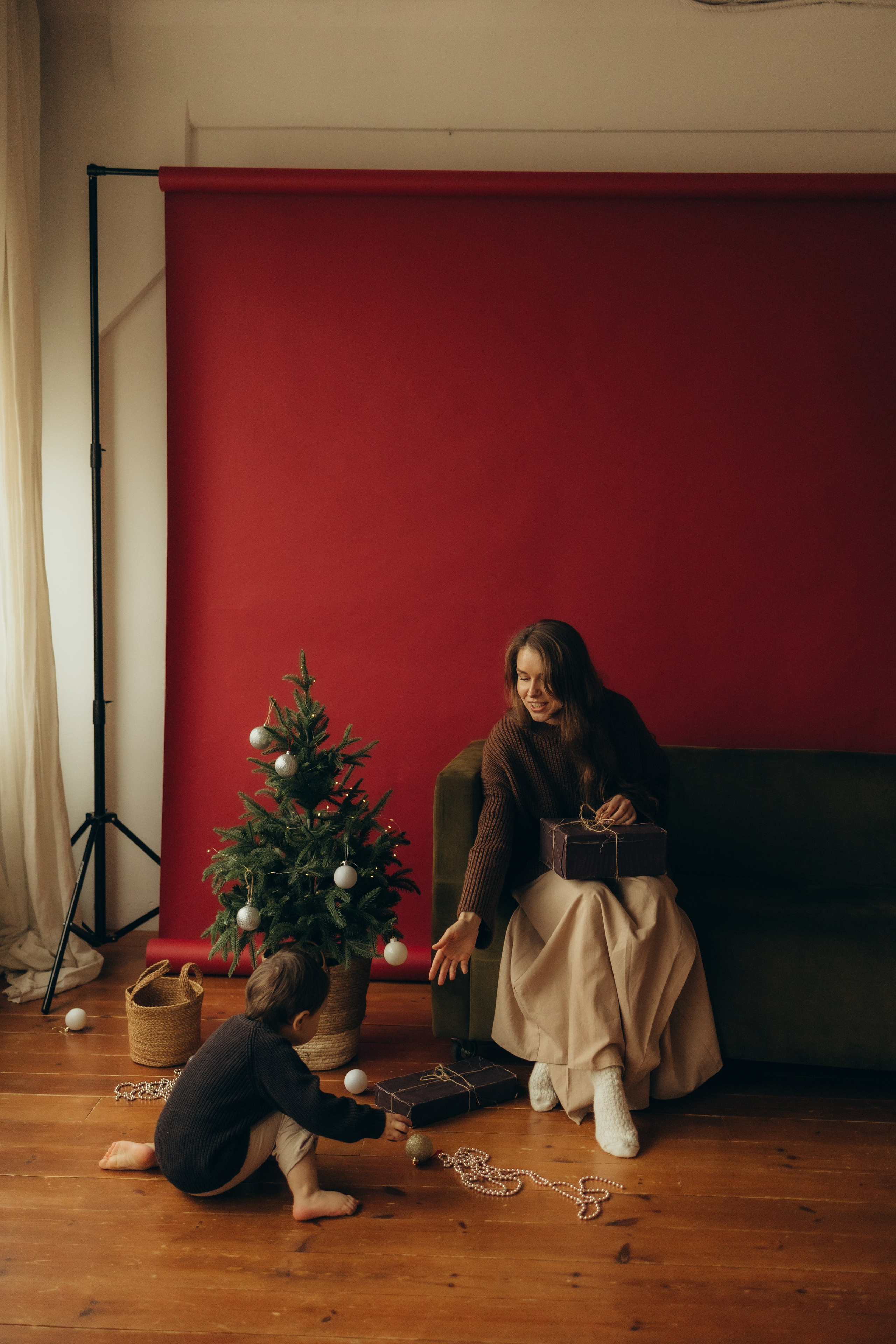 Семейная новогодняя фотосессия. Семейный фотограф в Москве Бунина Маргарита